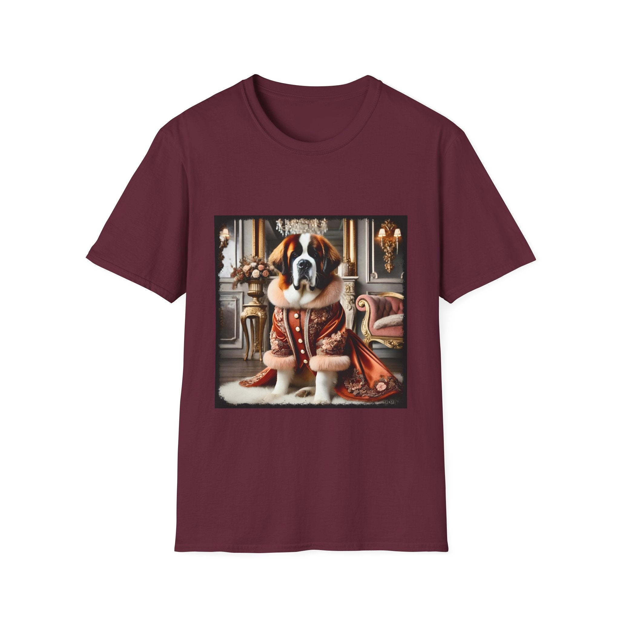 Saint Bernard Bougie Babe | Unisex Dog T-Shirt