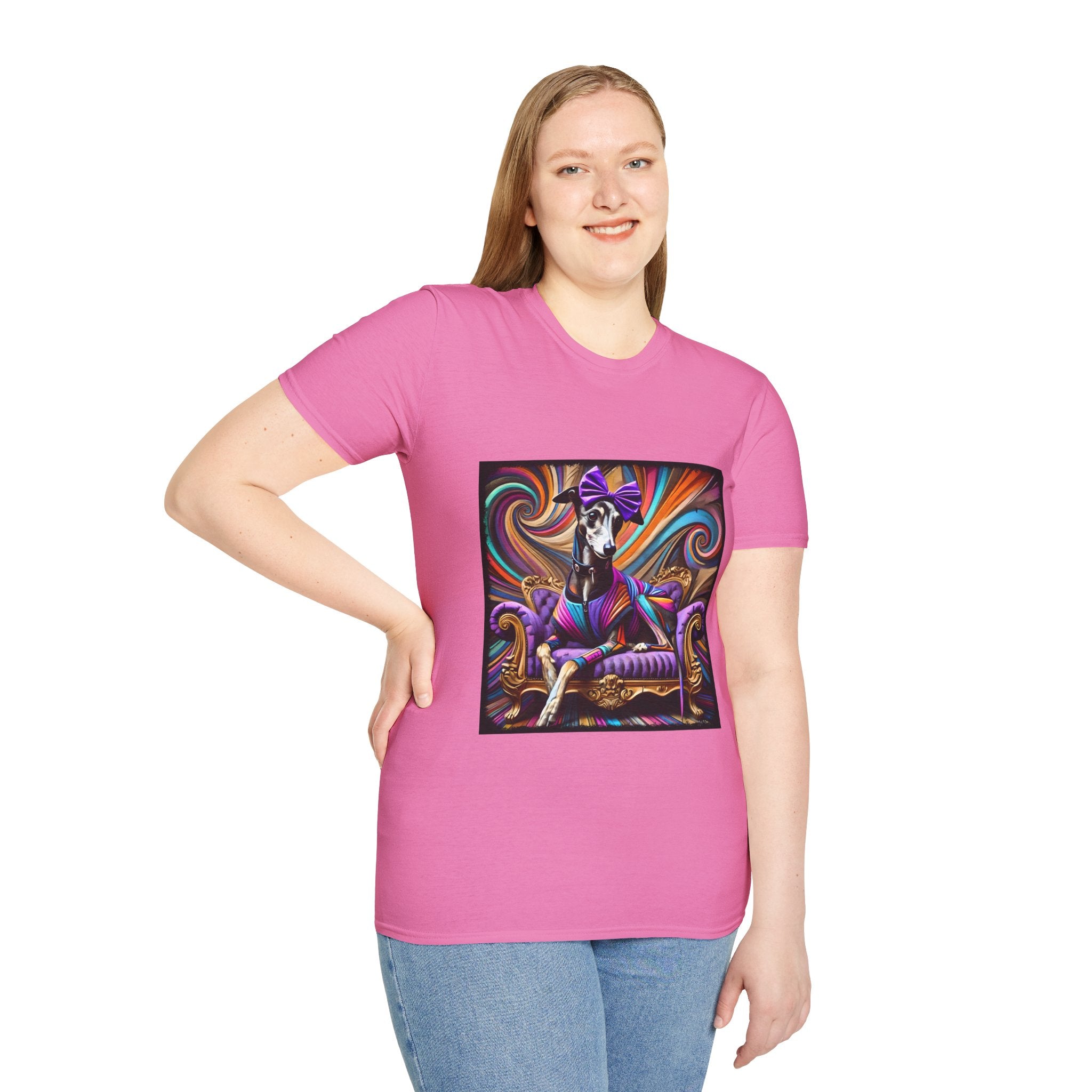 Greyhound Vivid Rocker | Unisex Dog T-Shirt