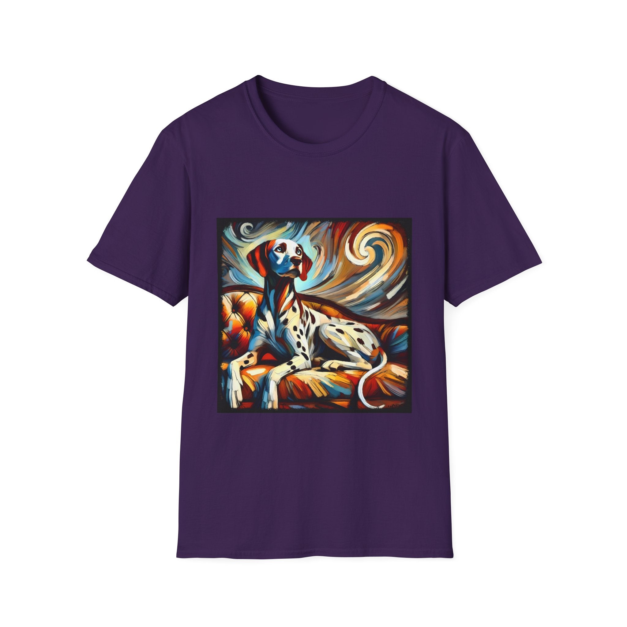Dalmatian Warm Swirl | Unisex Dog T-Shirt