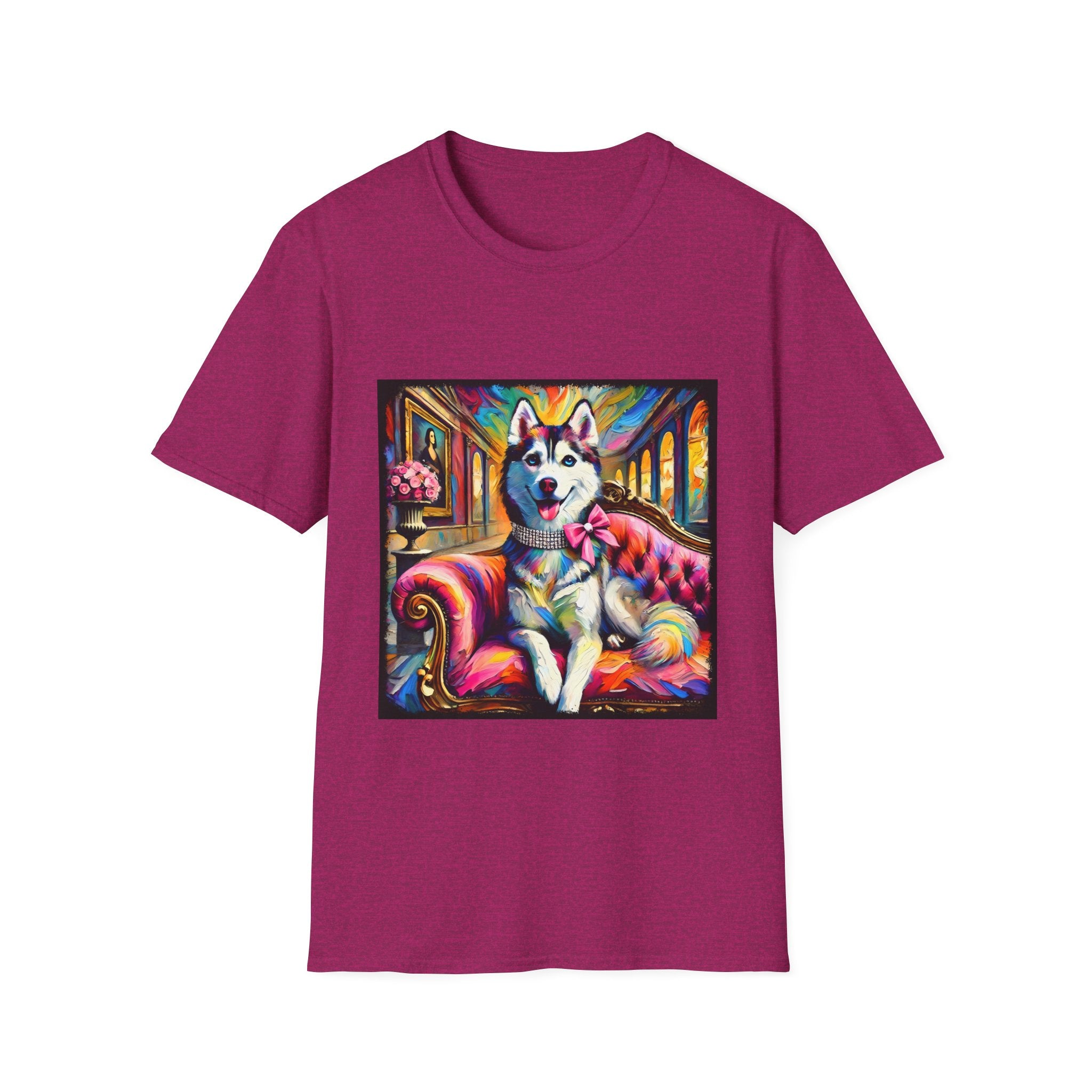 Siberian Husky Pink Princess Classic | Unisex Dog T-Shirt
