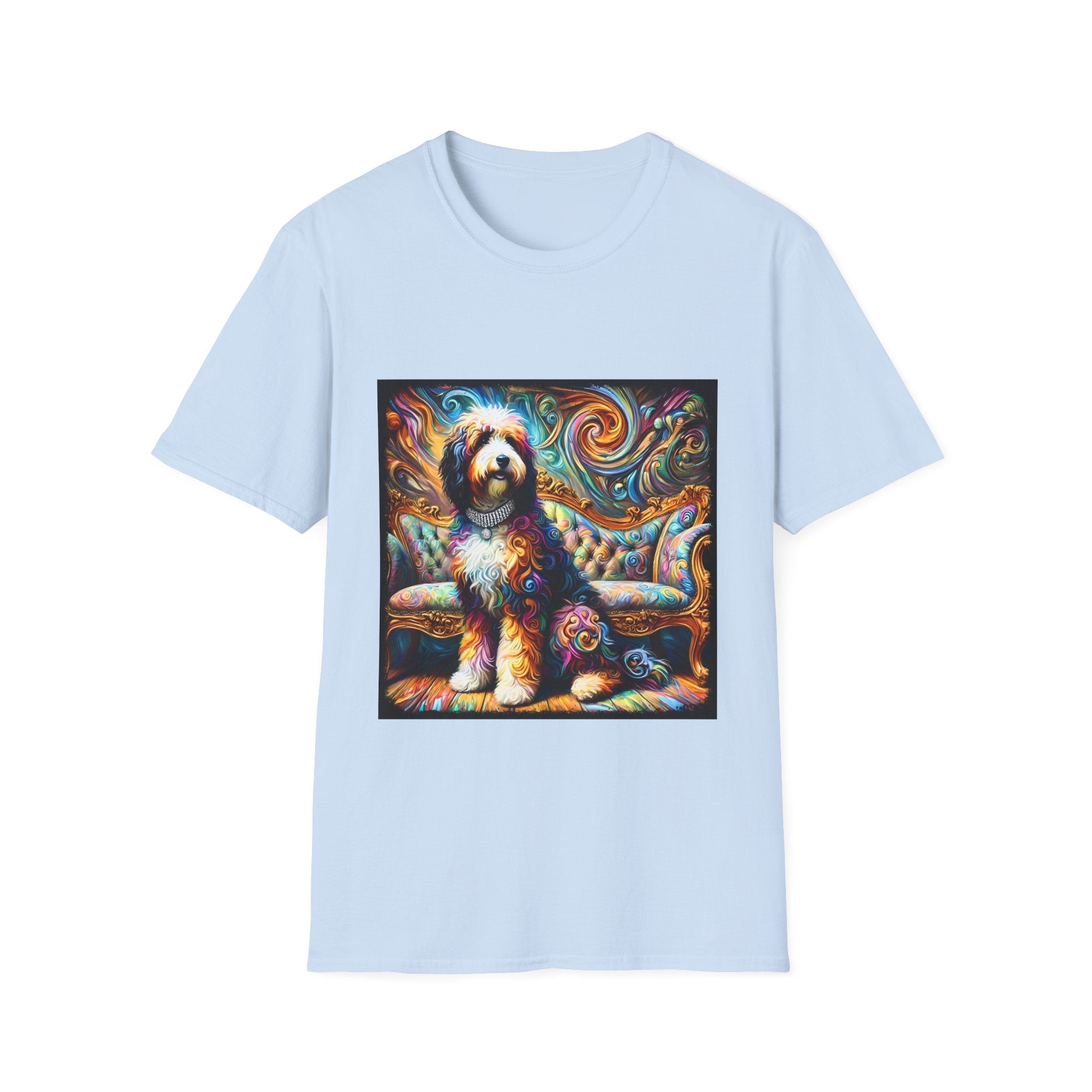Bernedoodle Vivid Swirl | Unisex Dog T-Shirt