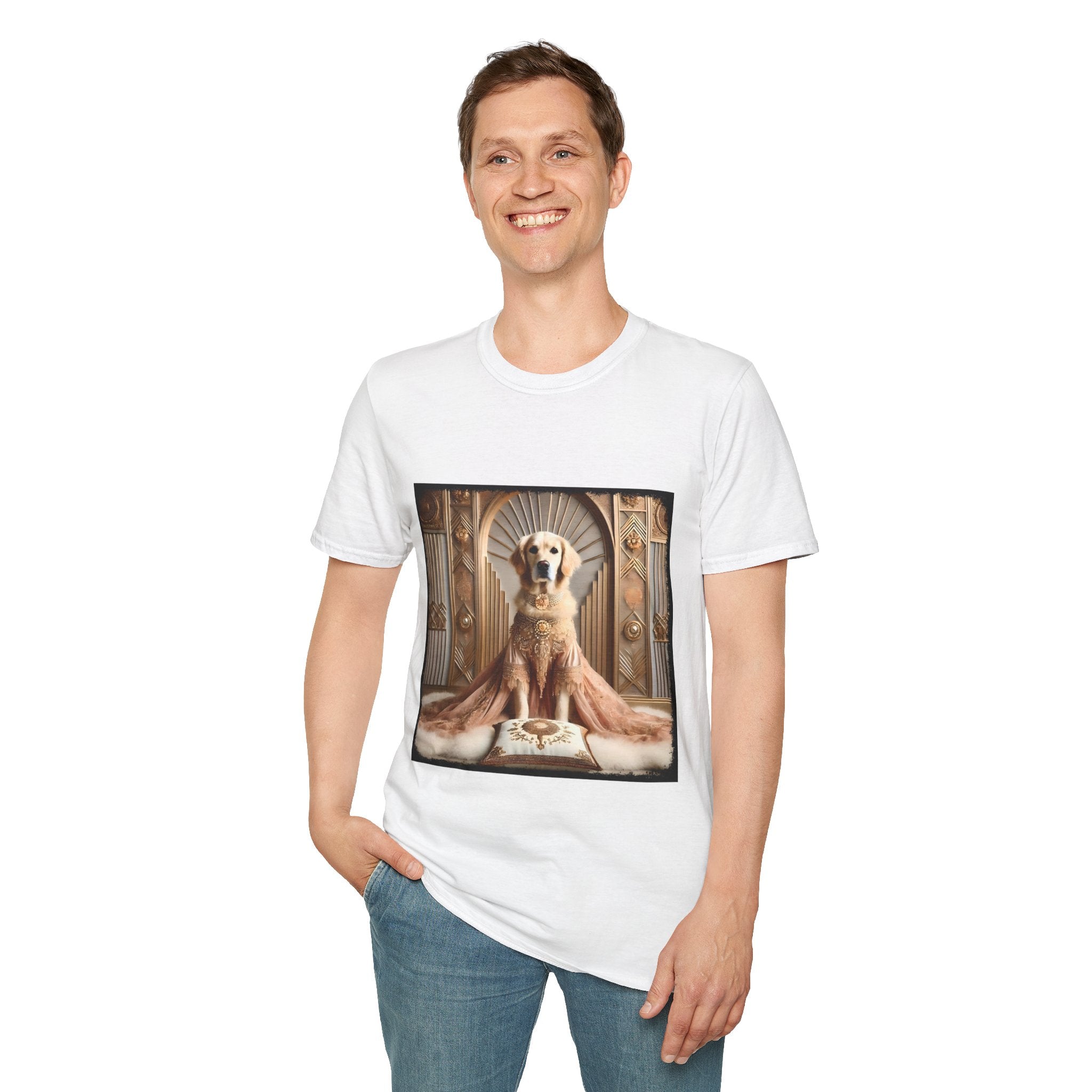 Golden Retriever Luxe Lady | Unisex Dog T-Shirt