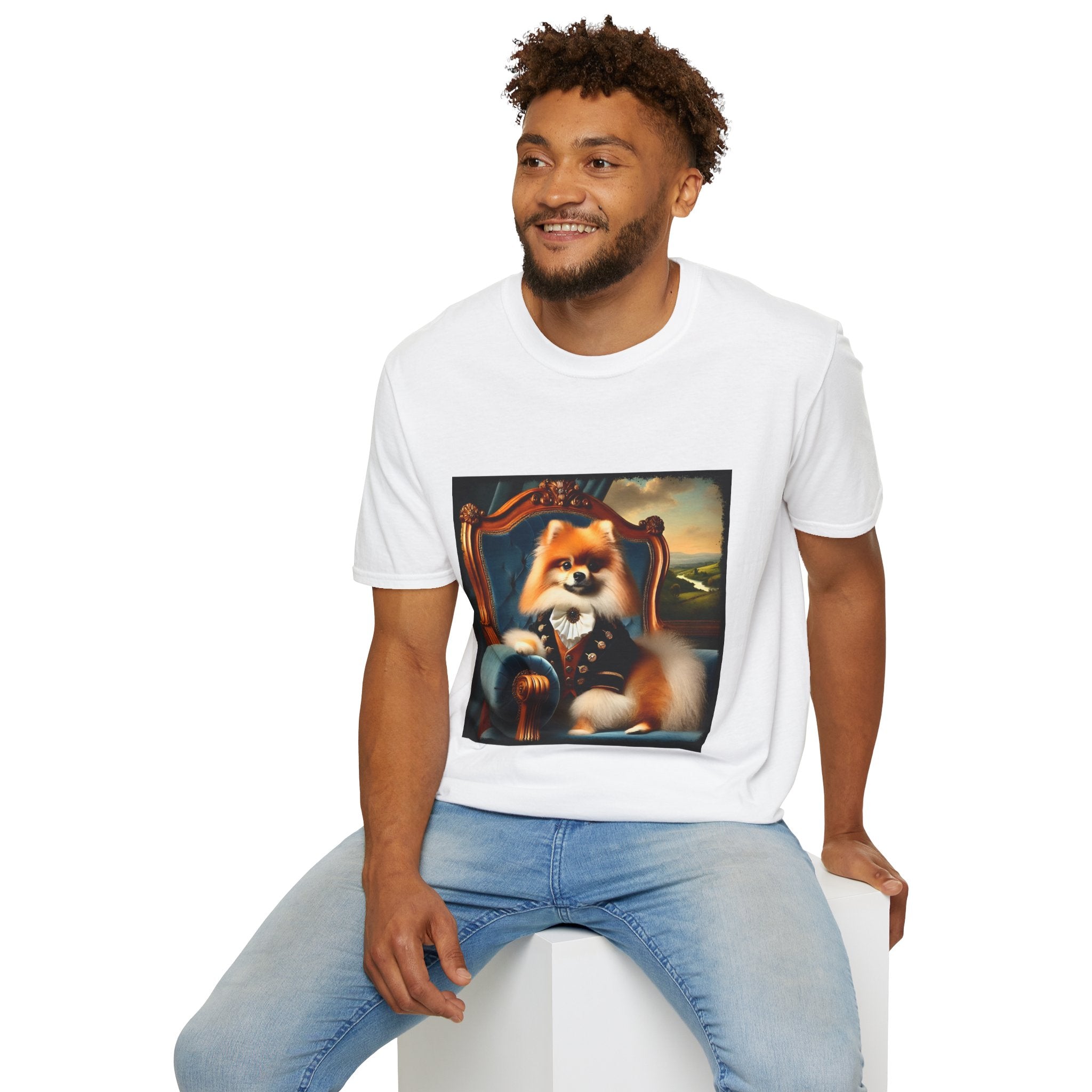 Pomeranian Polished Prince | Unisex Dog T-Shirt