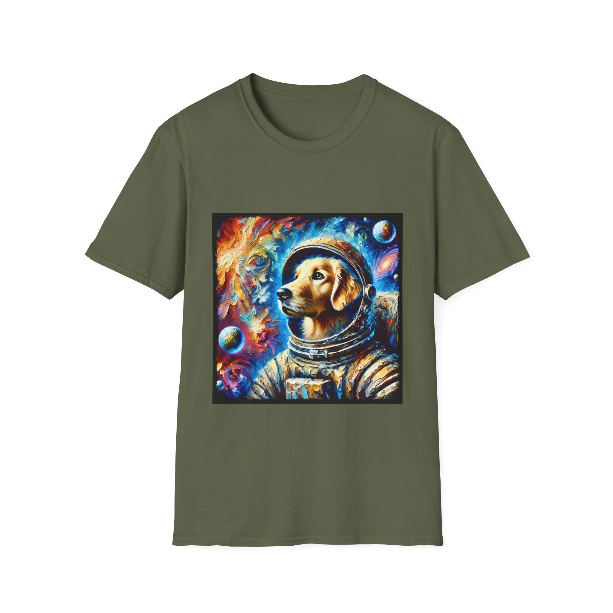 Golden Retriever Space Pup | Unisex Dog T-Shirt