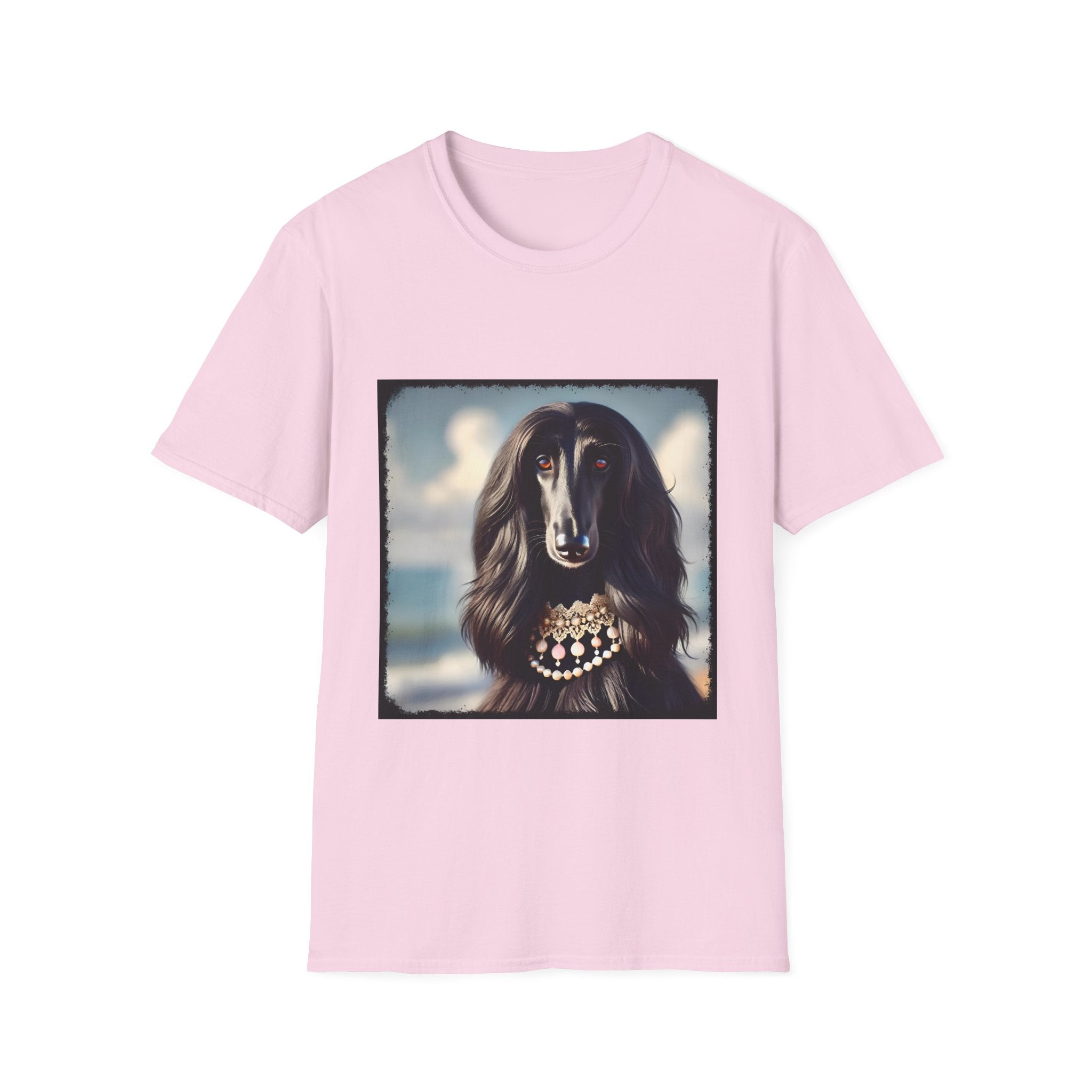 Afghan Hound Beach Bombshell | Unisex Dog T-Shirt