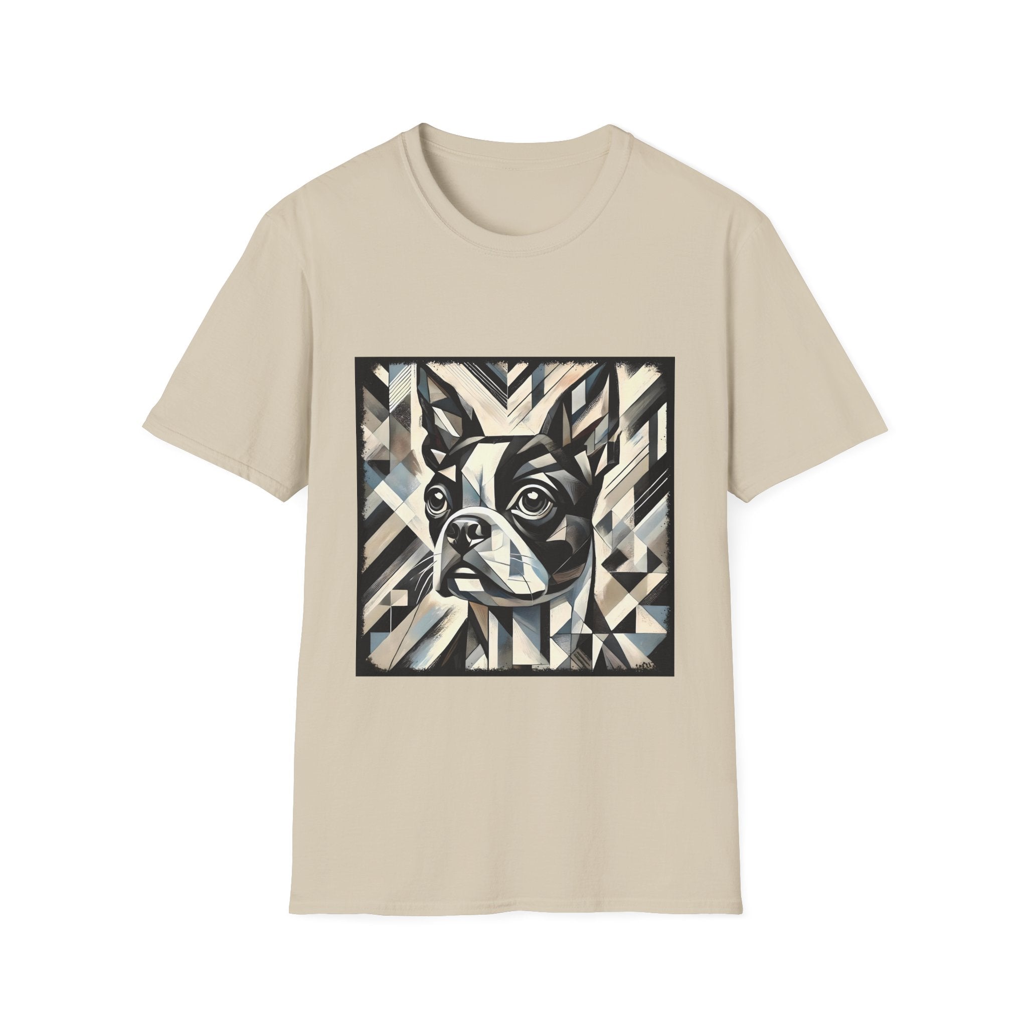 Boston Terrier Geometric | Unisex Dog T-Shirt
