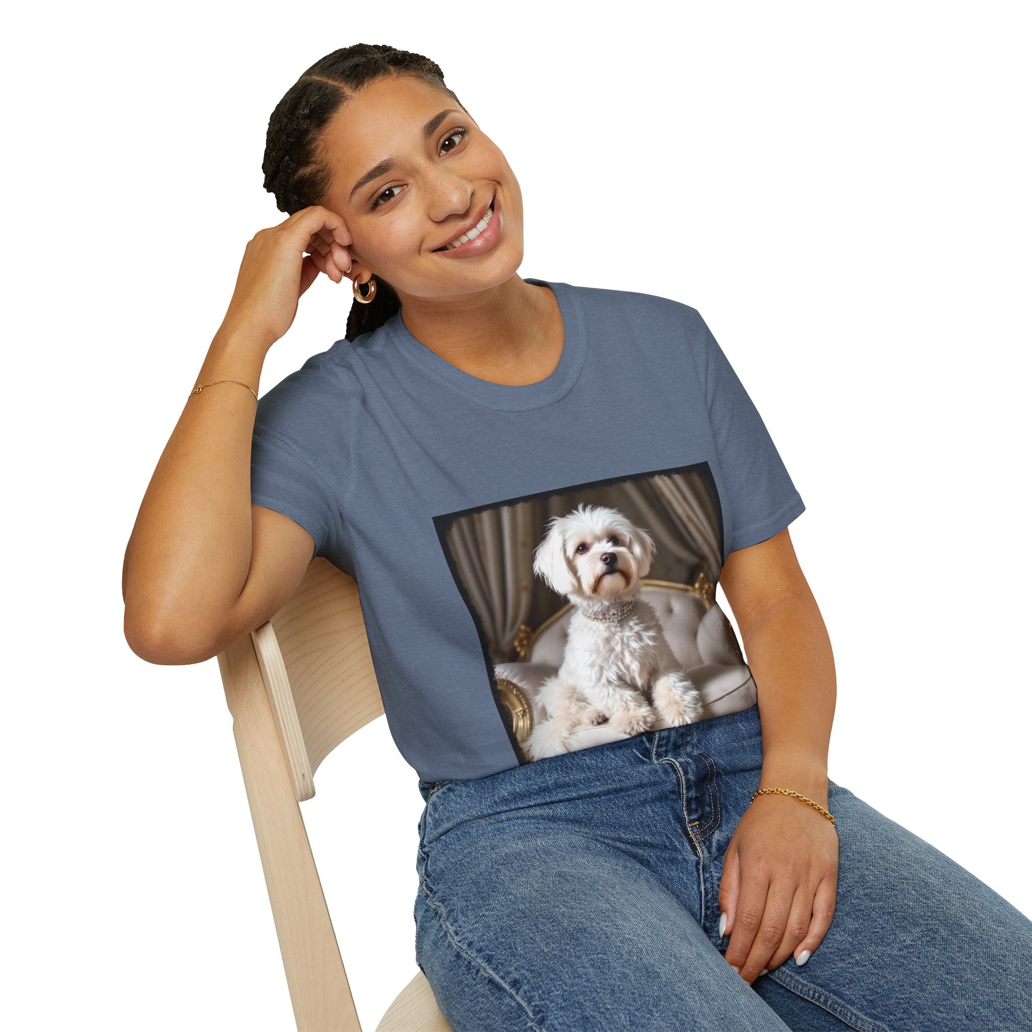 Maltese Royal Princess | Unisex Dog T-Shirt
