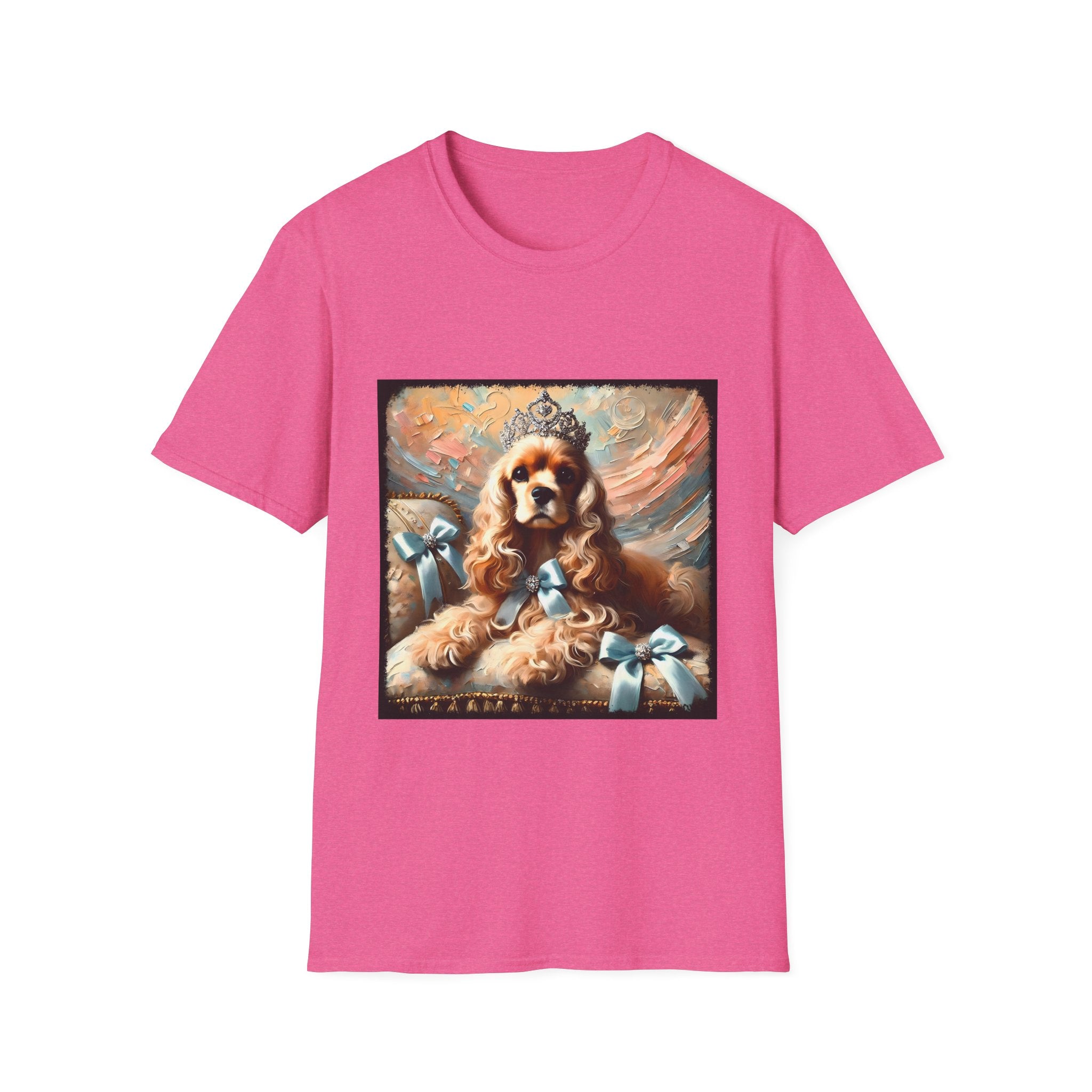 Cocker Spaniel Diamond Tiara Classic | Unisex Dog T-Shirt