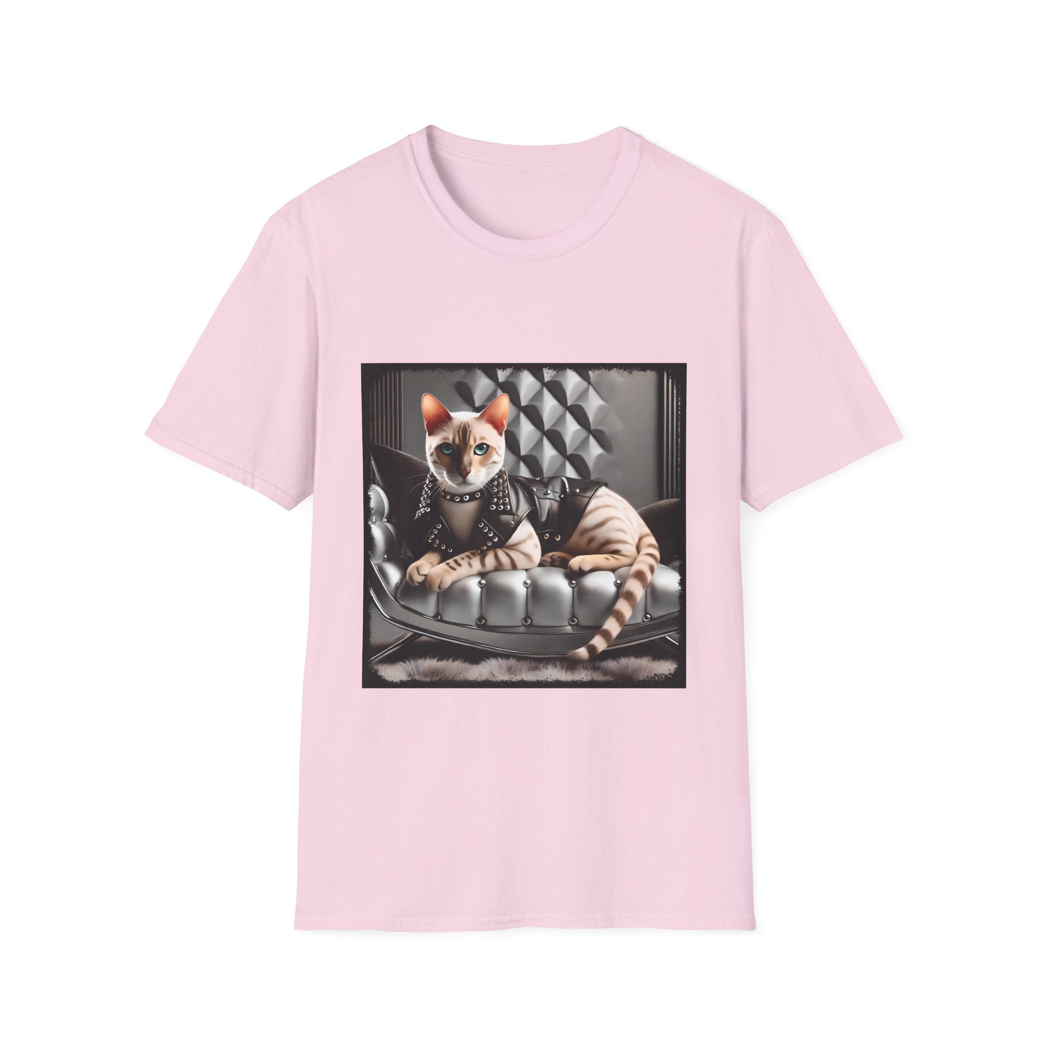 Bengal Cat Leather Lady | Unisex Cat T-Shirt