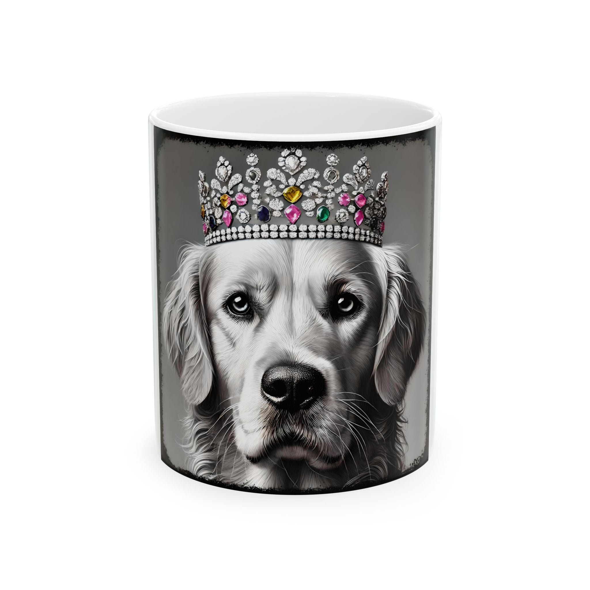 Golden Retriever Iconic Princess | Dog Themed Ceramic Mug