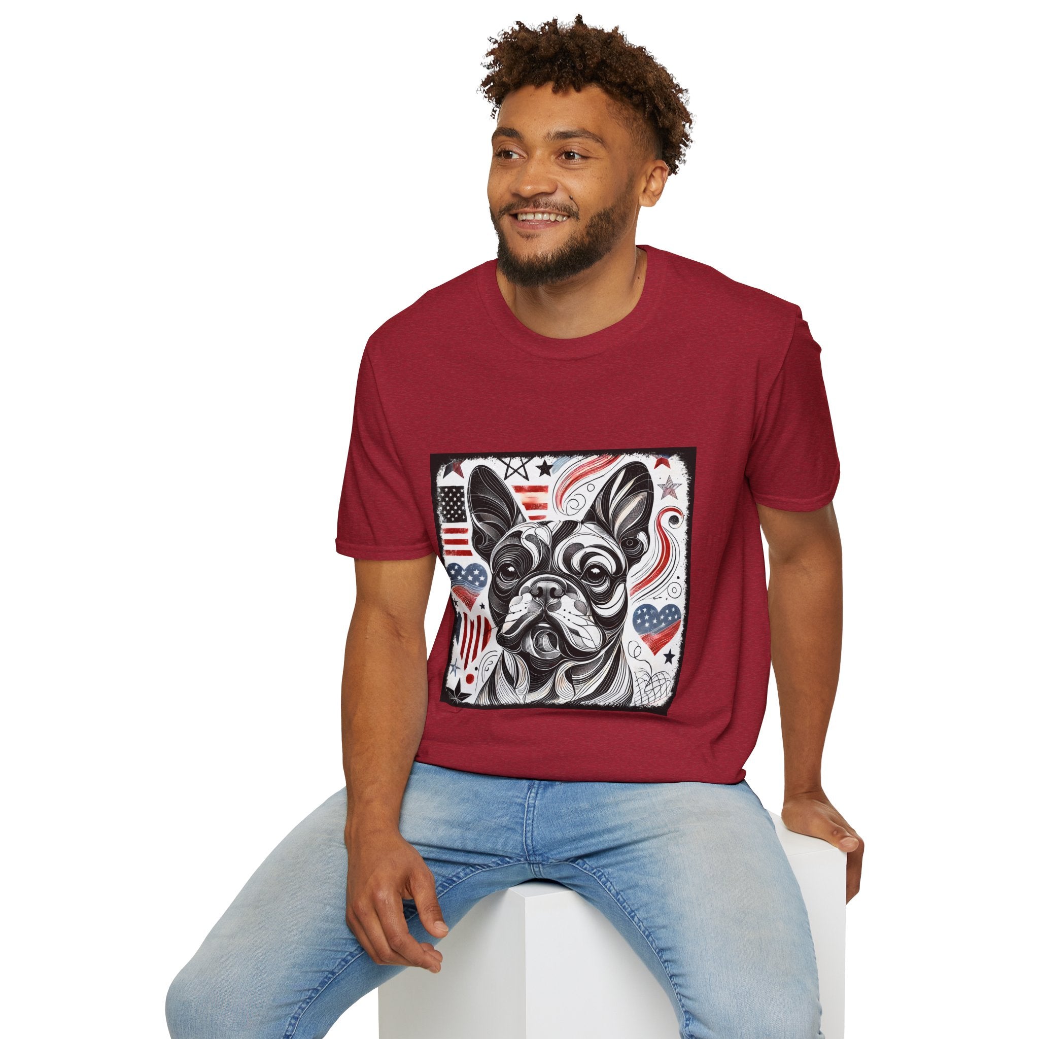 French Bulldog Americana Dream | Unisex Dog T-Shirt