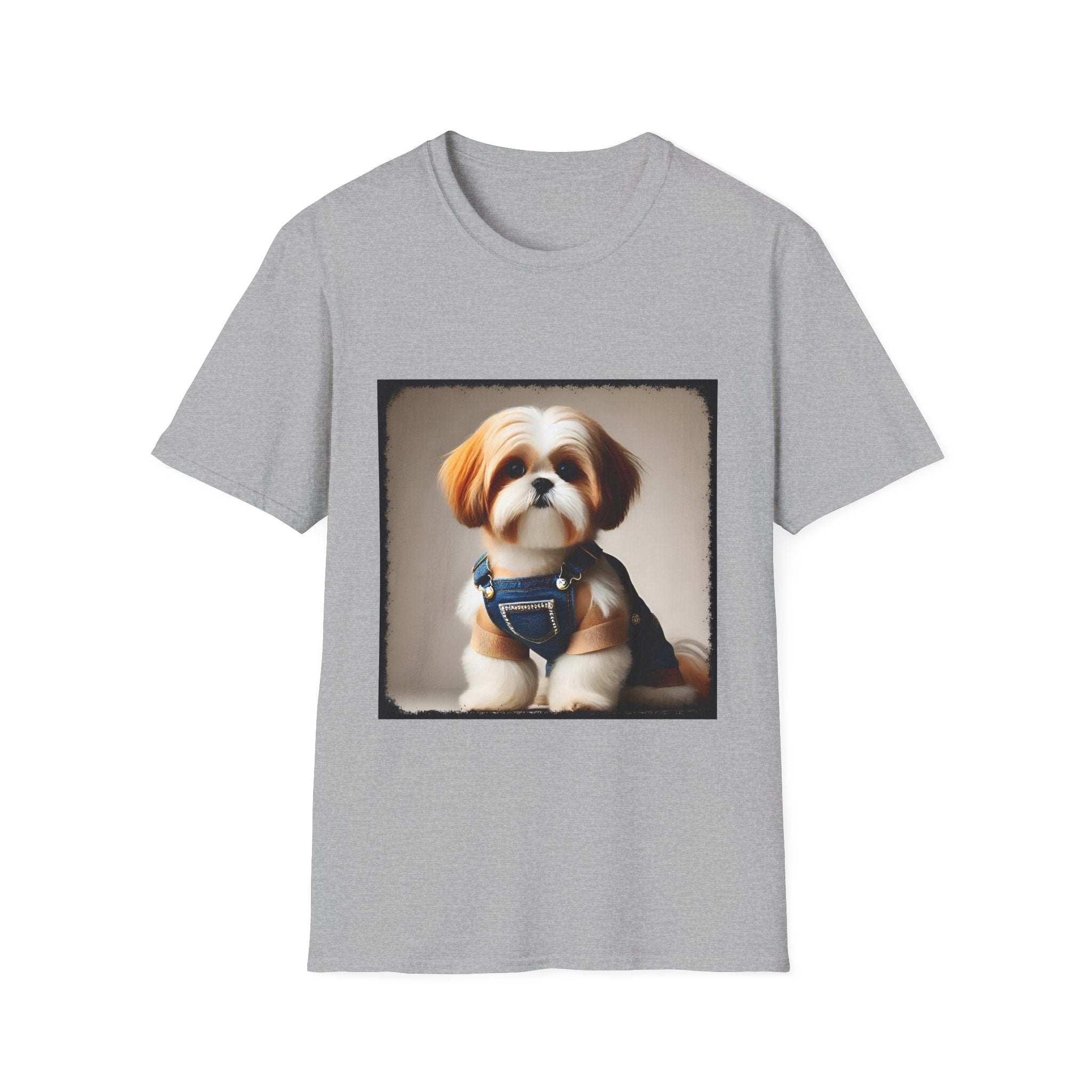 Shih Tzu Denim Mood | Unisex Dog T-Shirt
