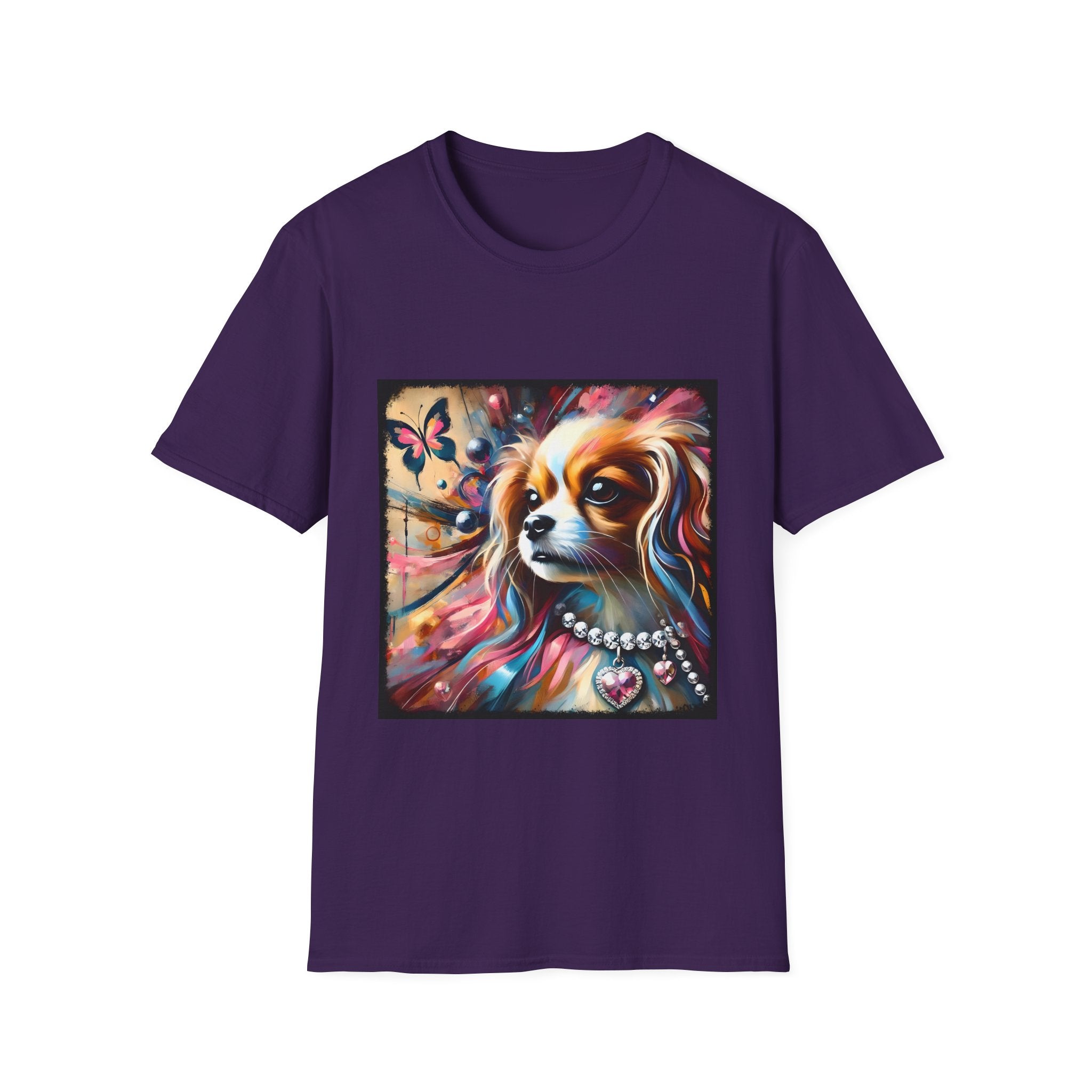 Cavalier King Charles Spaniel Pink Diamond Classic | Unisex Dog T-Shirt