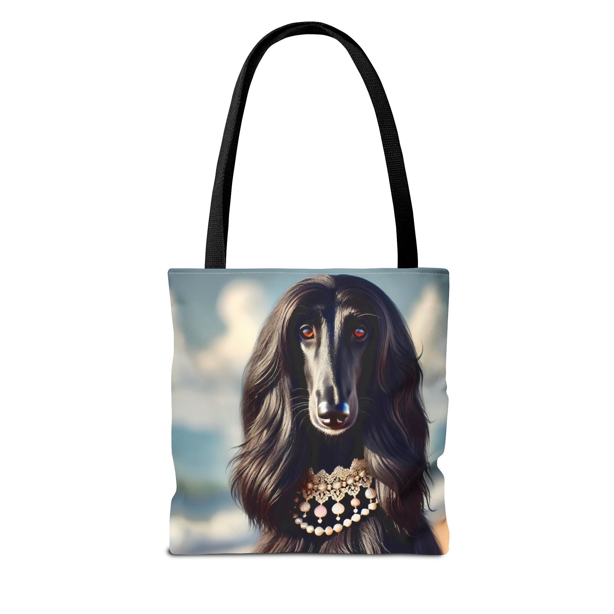 Afghan Hound Beach Bombshell | Dog Themed Tote Bag