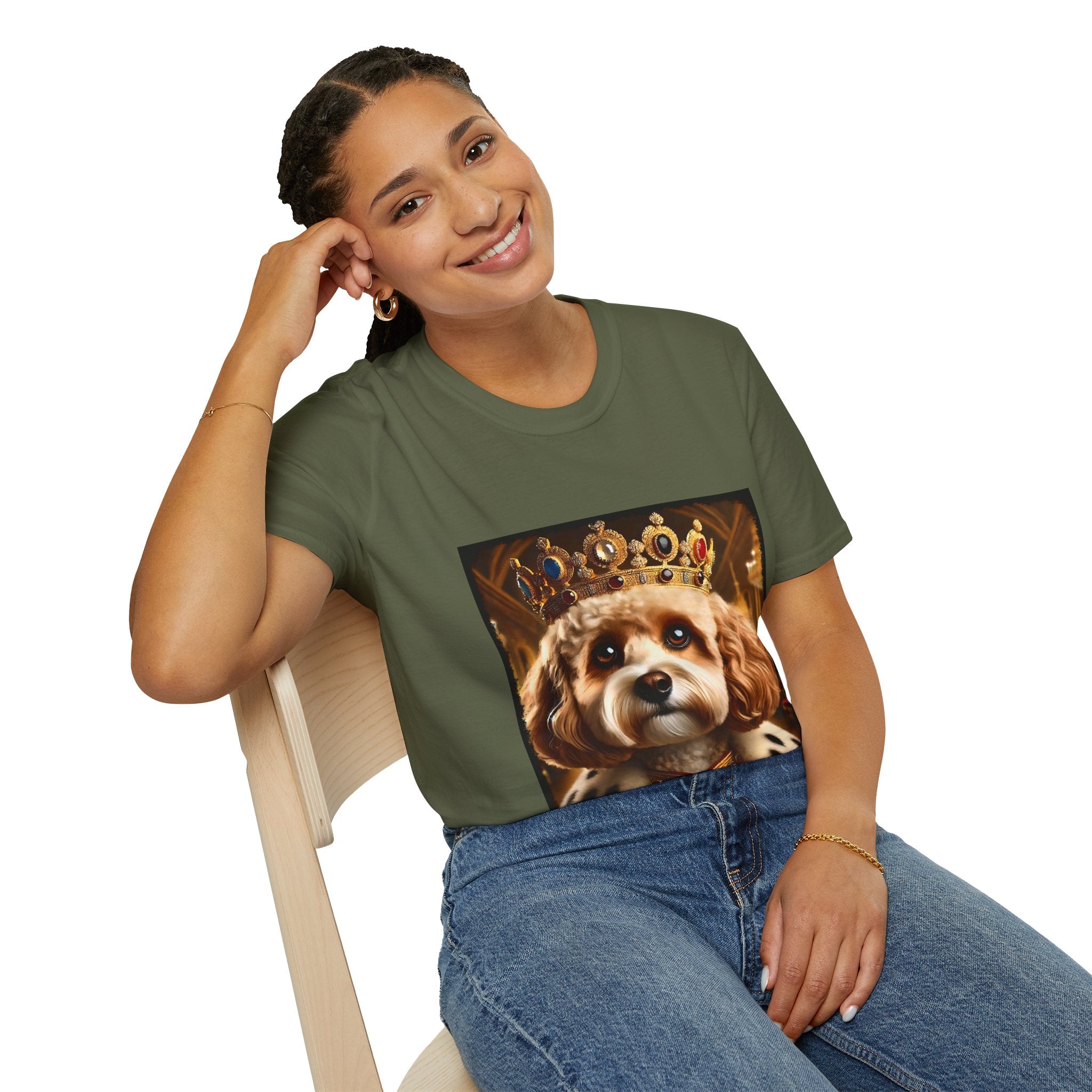 Cavapoo Mighty Monarch | Unisex Dog T-Shirt