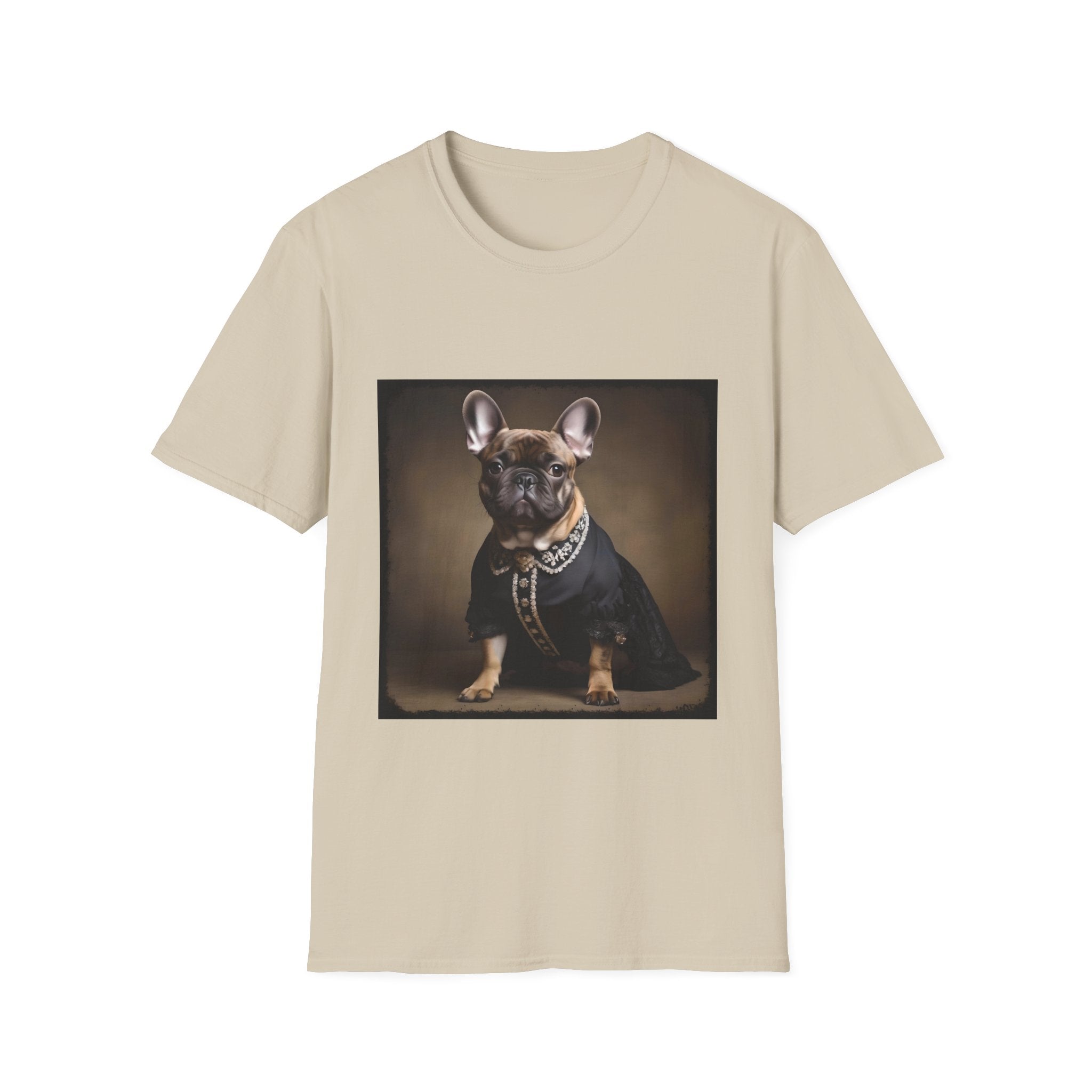 French Bulldog Portrait of a Lady | Unisex Dog T-Shirt