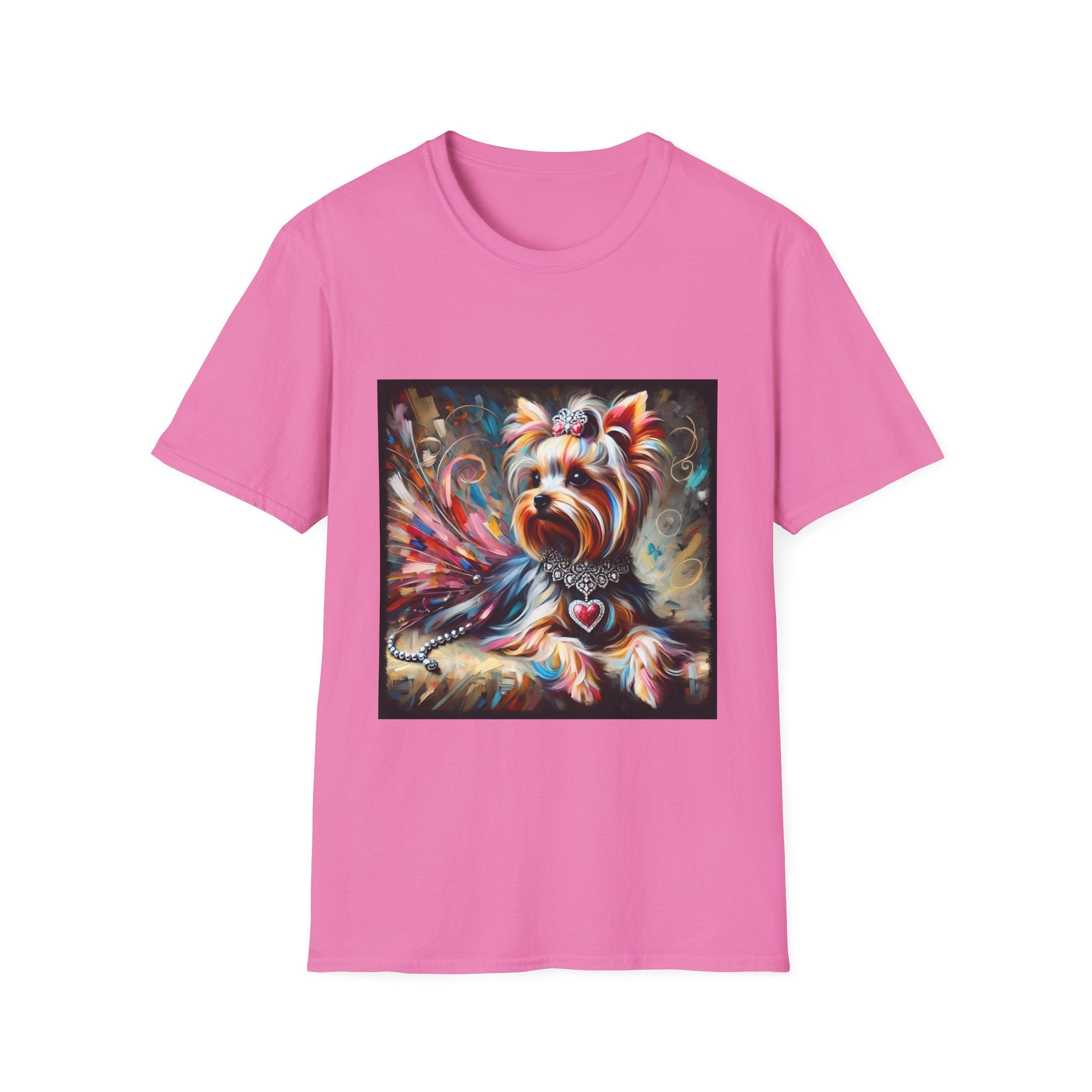 Yorkshire Terrier Diamond Heart Classic | Unisex Dog T-Shirt