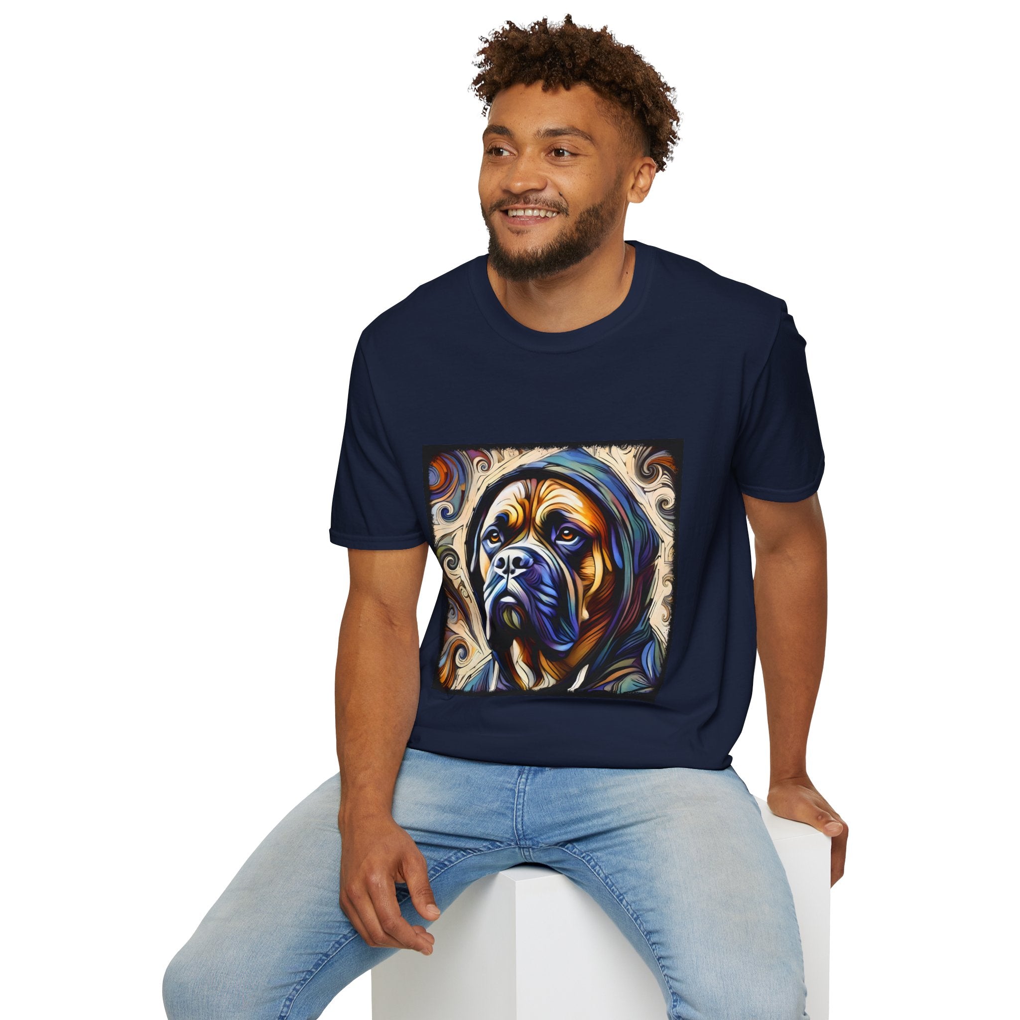 Bullmastiff Relaxed Swirl | Unisex Dog T-Shirt