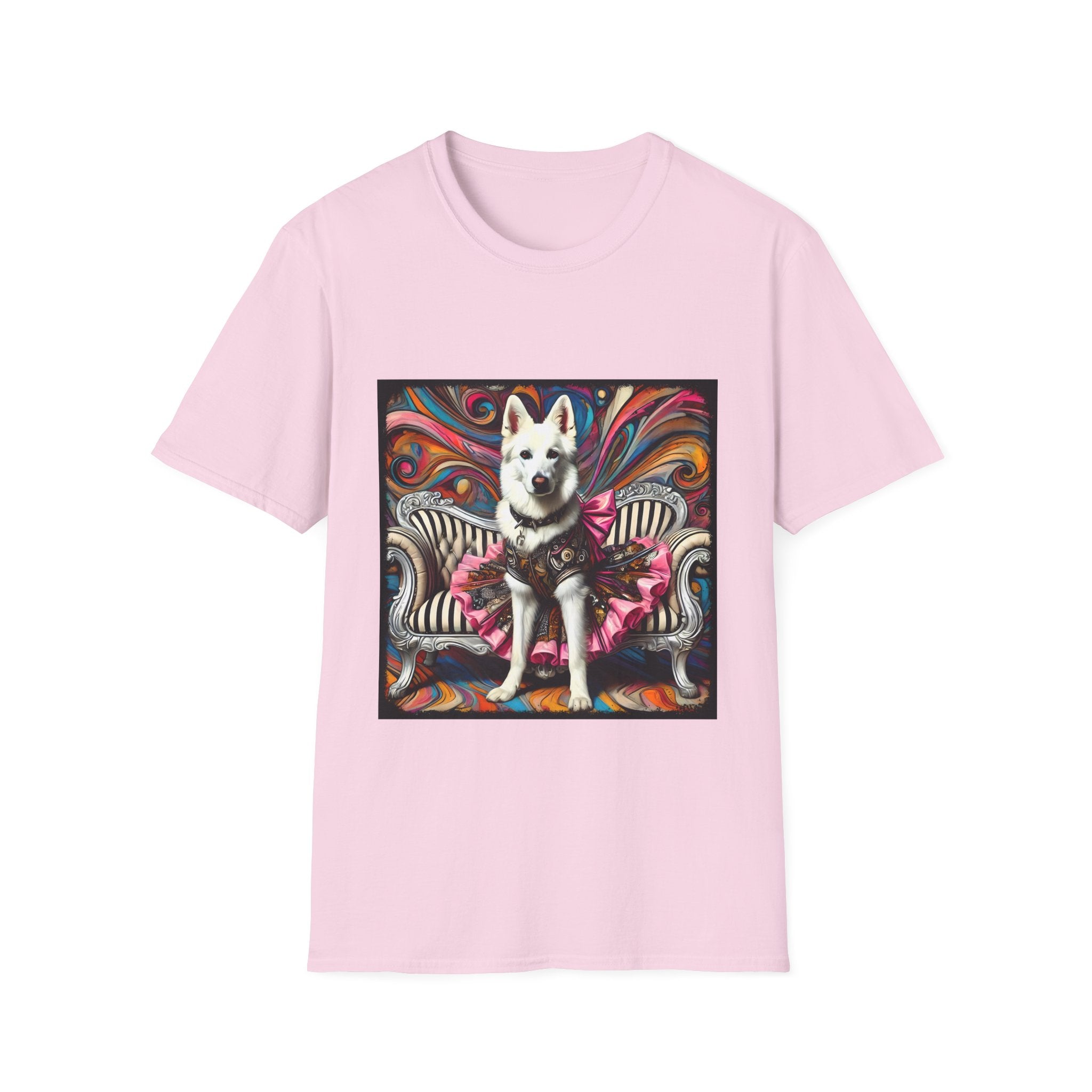 German Shepherd Pink Rocker | Unisex Dog T-Shirt