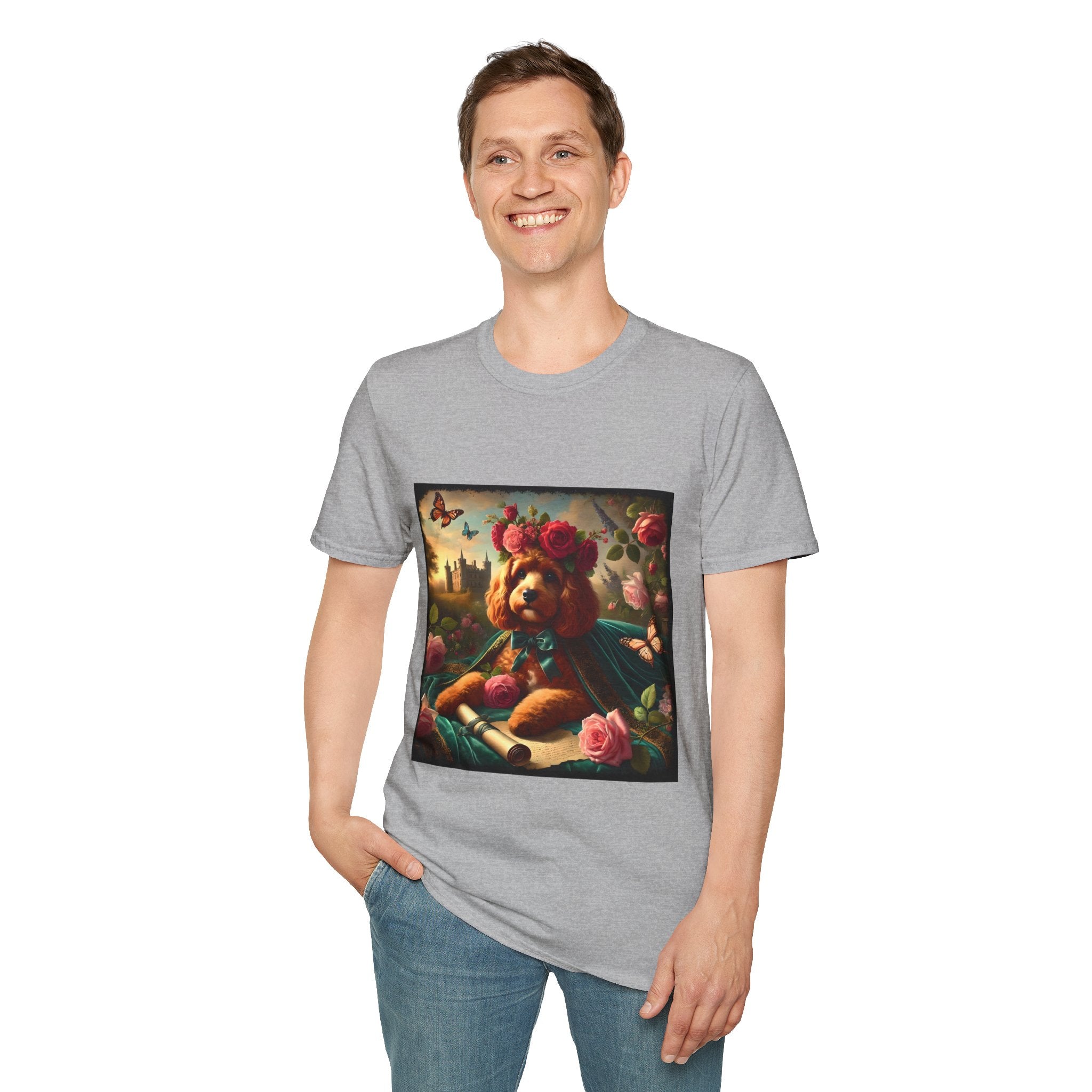 Cavapoo Botanical Beauty | Unisex Dog T-Shirt