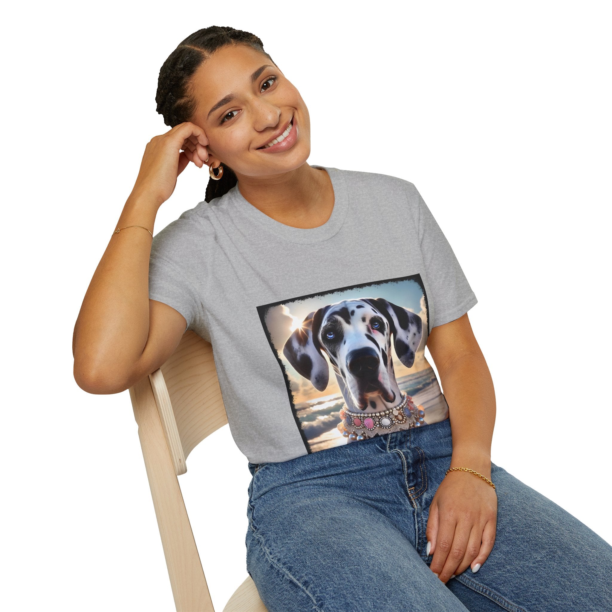 Great Dane Beach Babe | Unisex Dog T-Shirt