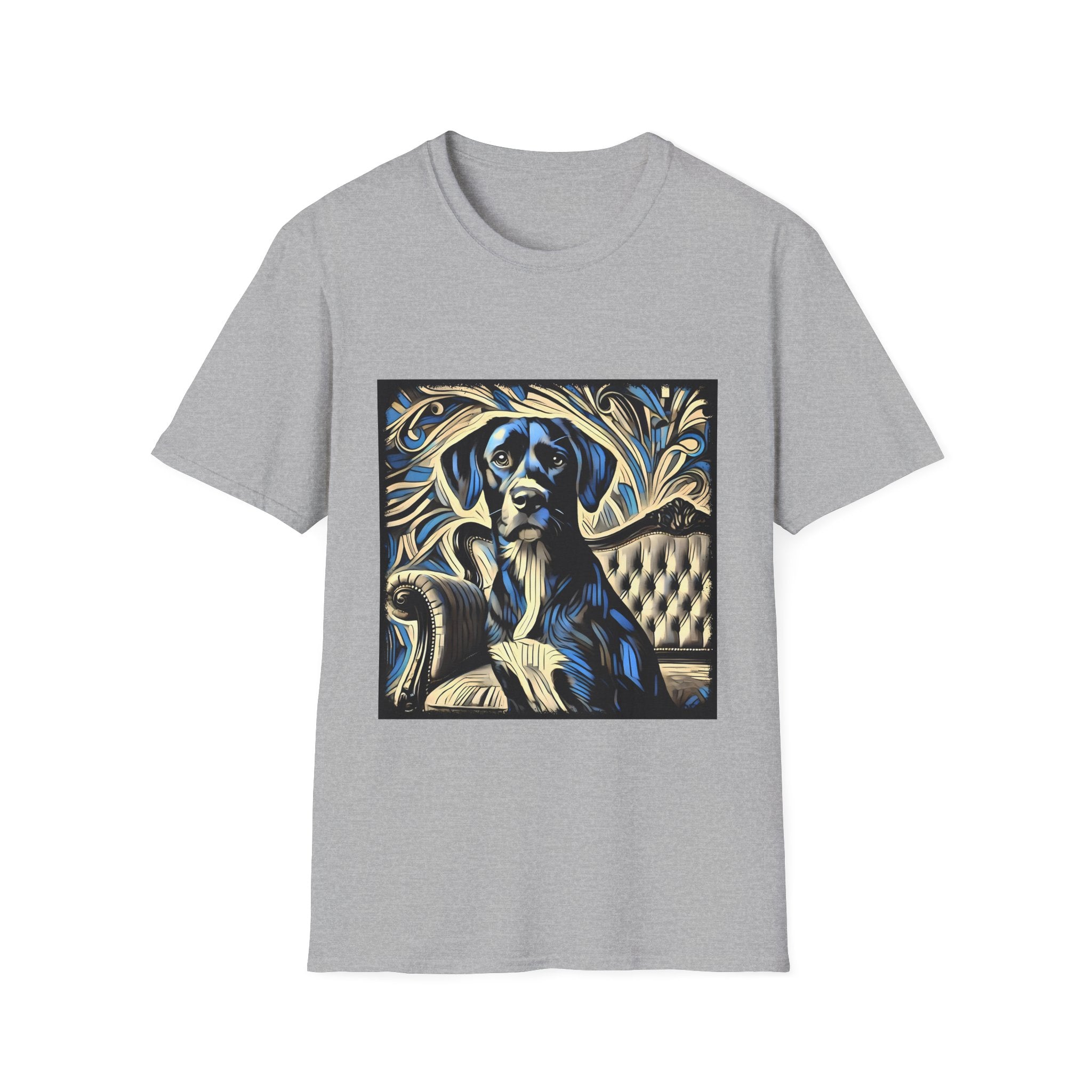 Labrador Retriever Blue Swirl | Unisex Dog T-Shirt
