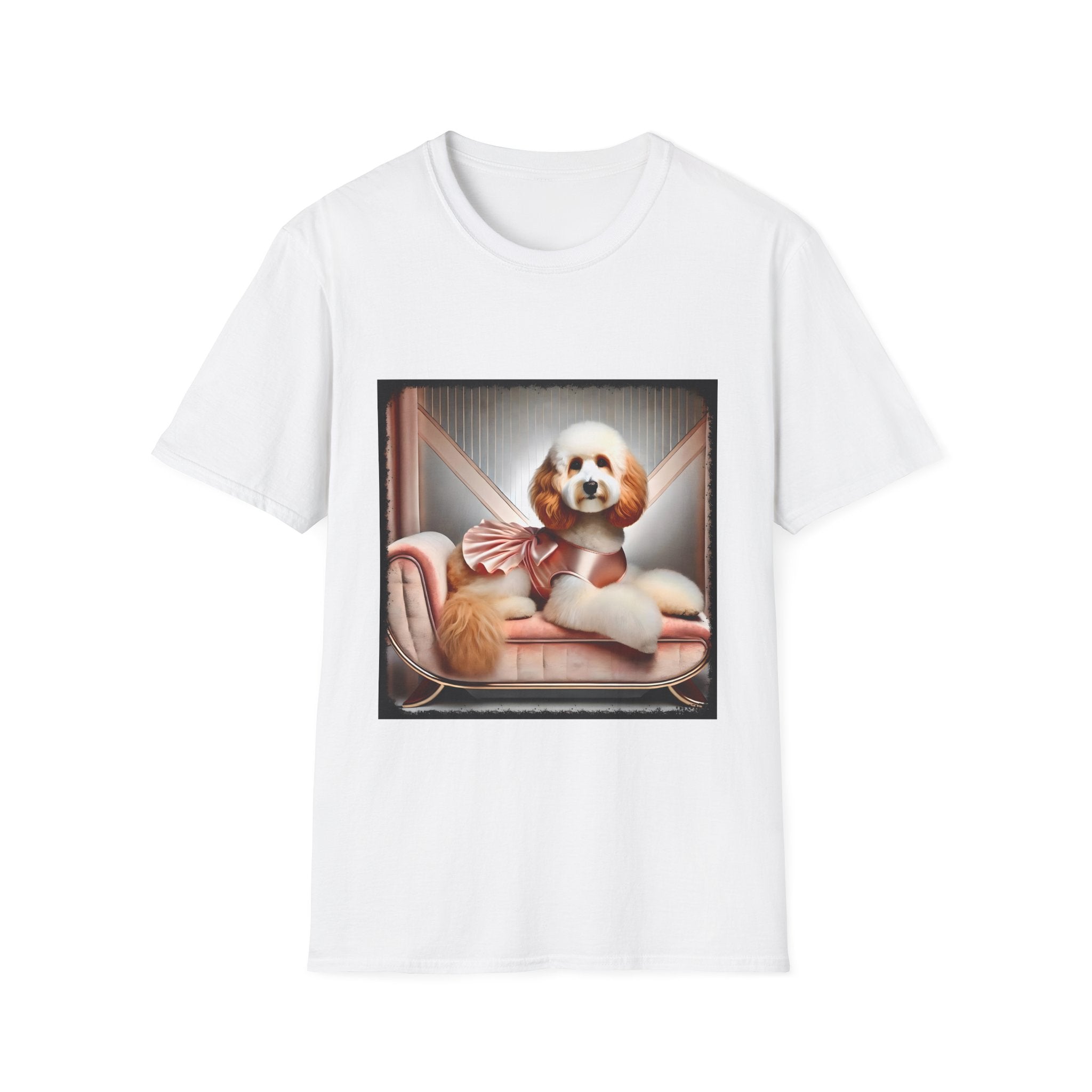 Aussiedoodle Peach Posh | Unisex Dog T-Shirt