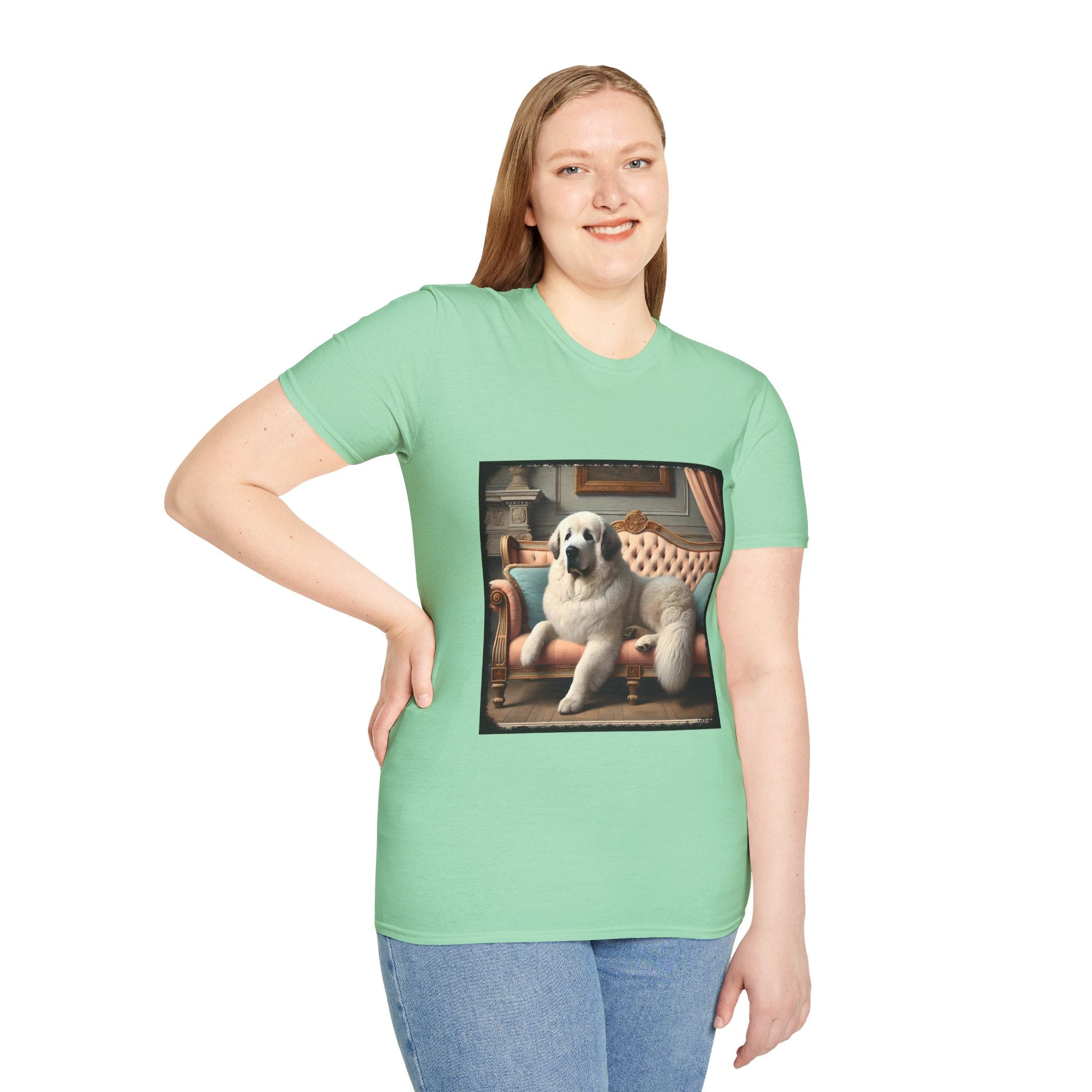 Great Pyrenees Poised Portrait | Unisex Dog T-Shirt