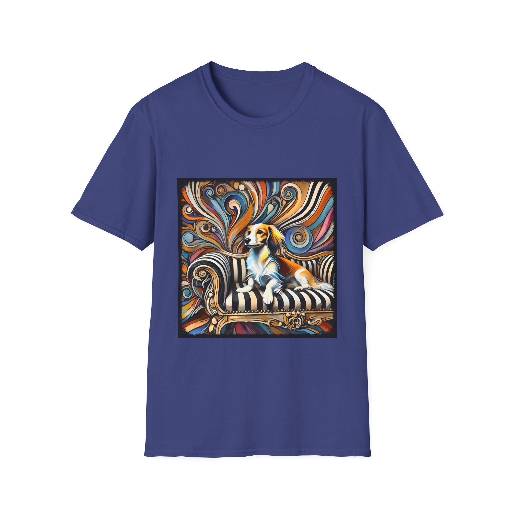 Dachshund Chic Swirl | Unisex Dog T-Shirt