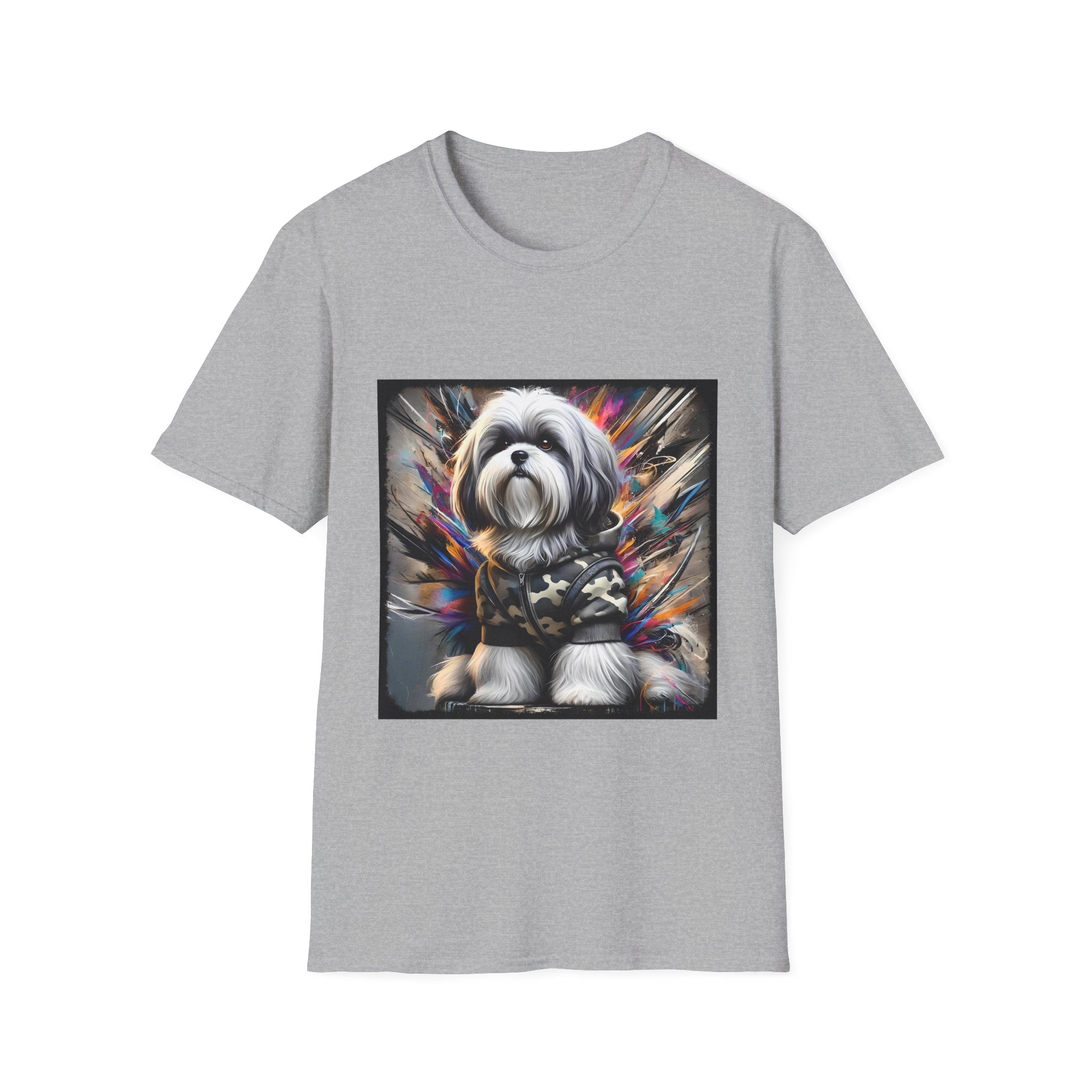Shih Tzu Bold Camo Classic | Unisex Dog T-Shirt