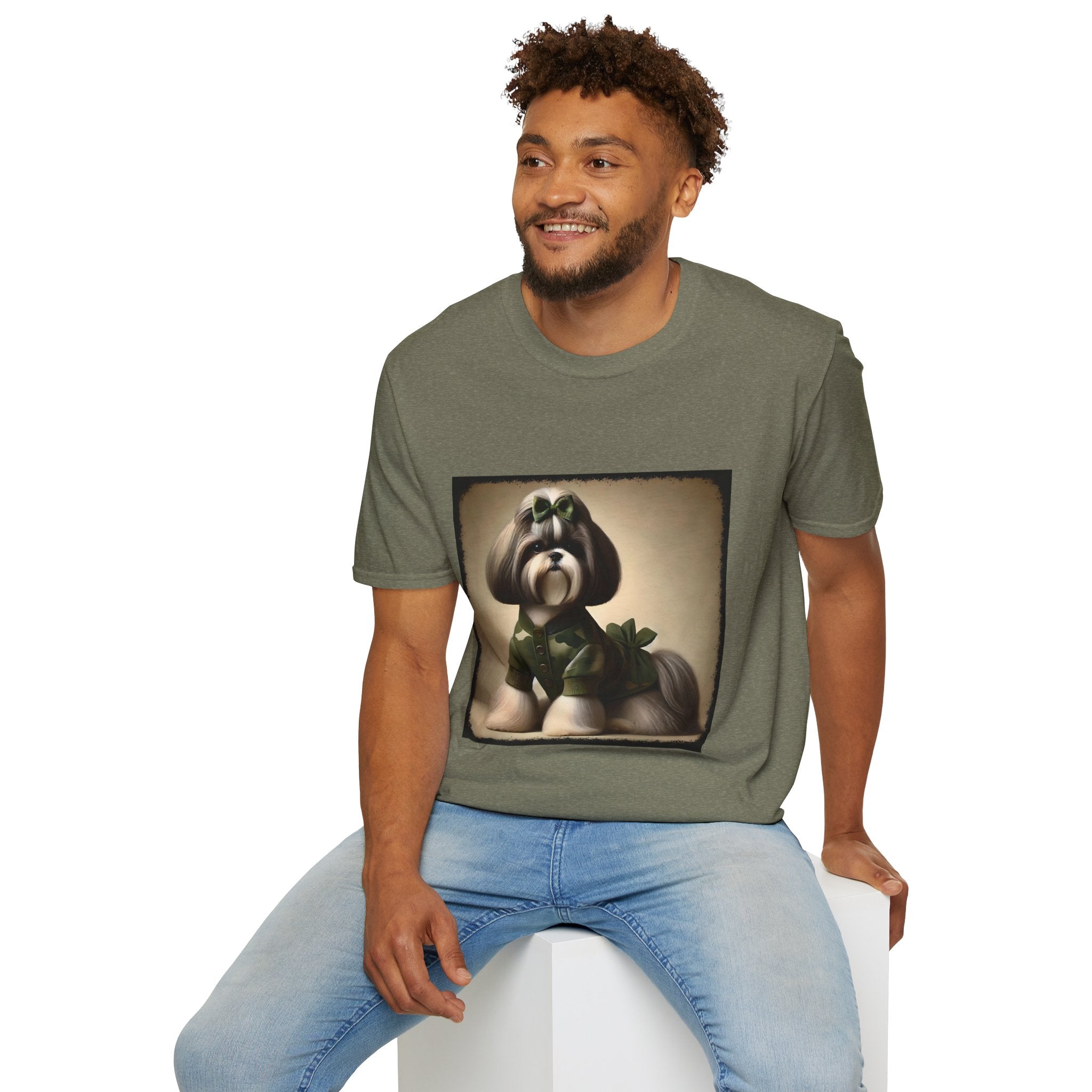 Shih Tzu Camo Cutie II | Unisex Dog T-Shirt