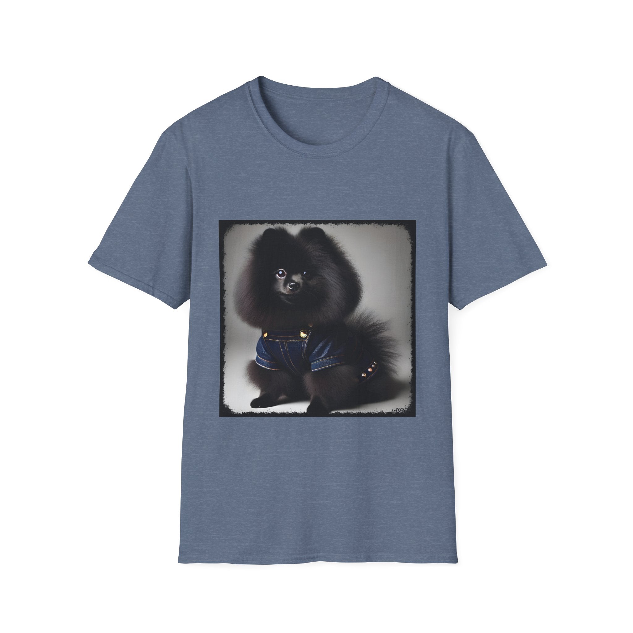Pomeranian Denim Doll | Unisex Dog T-Shirt