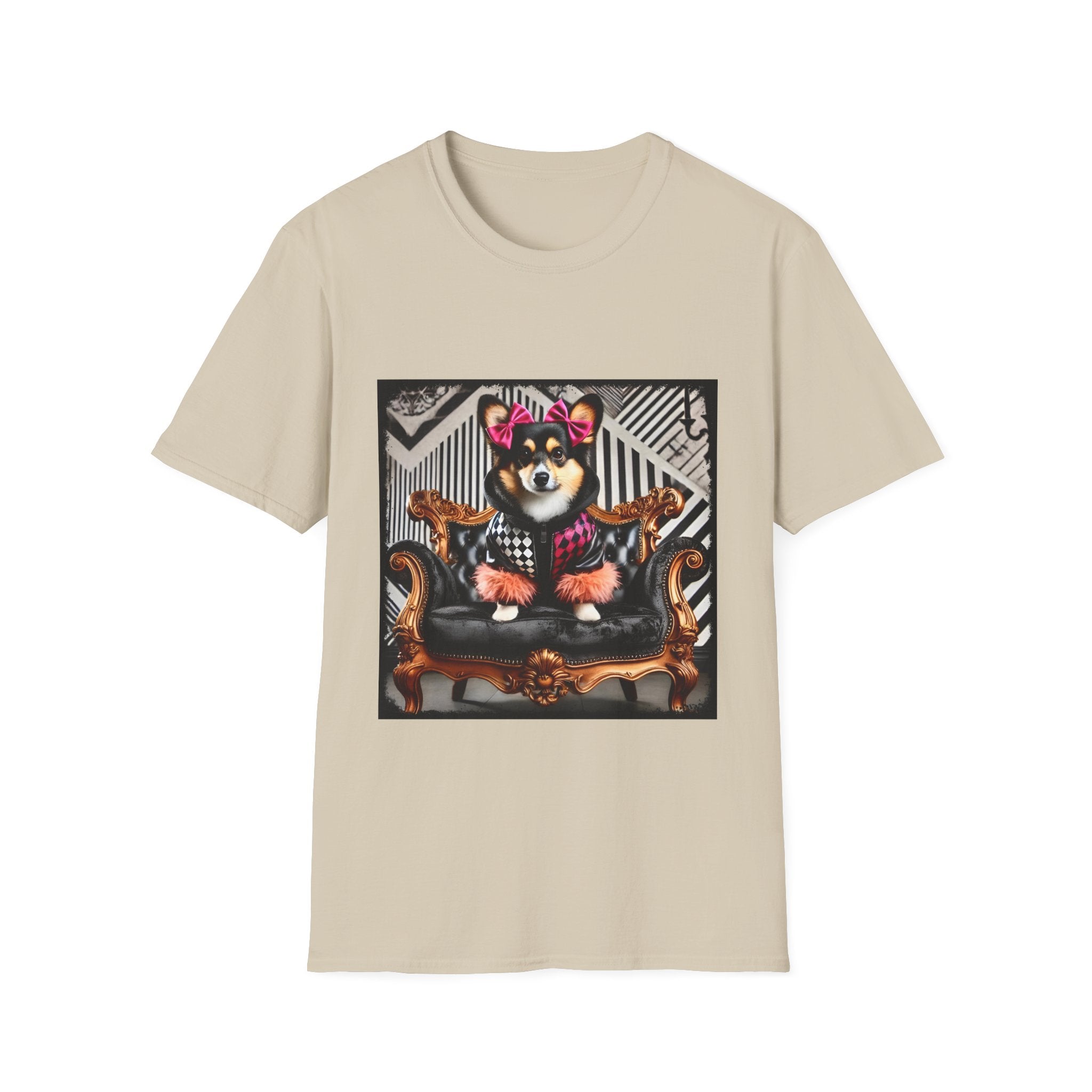 Pembroke Welsh Corgi Rock Chic | Unisex Dog T-Shirt