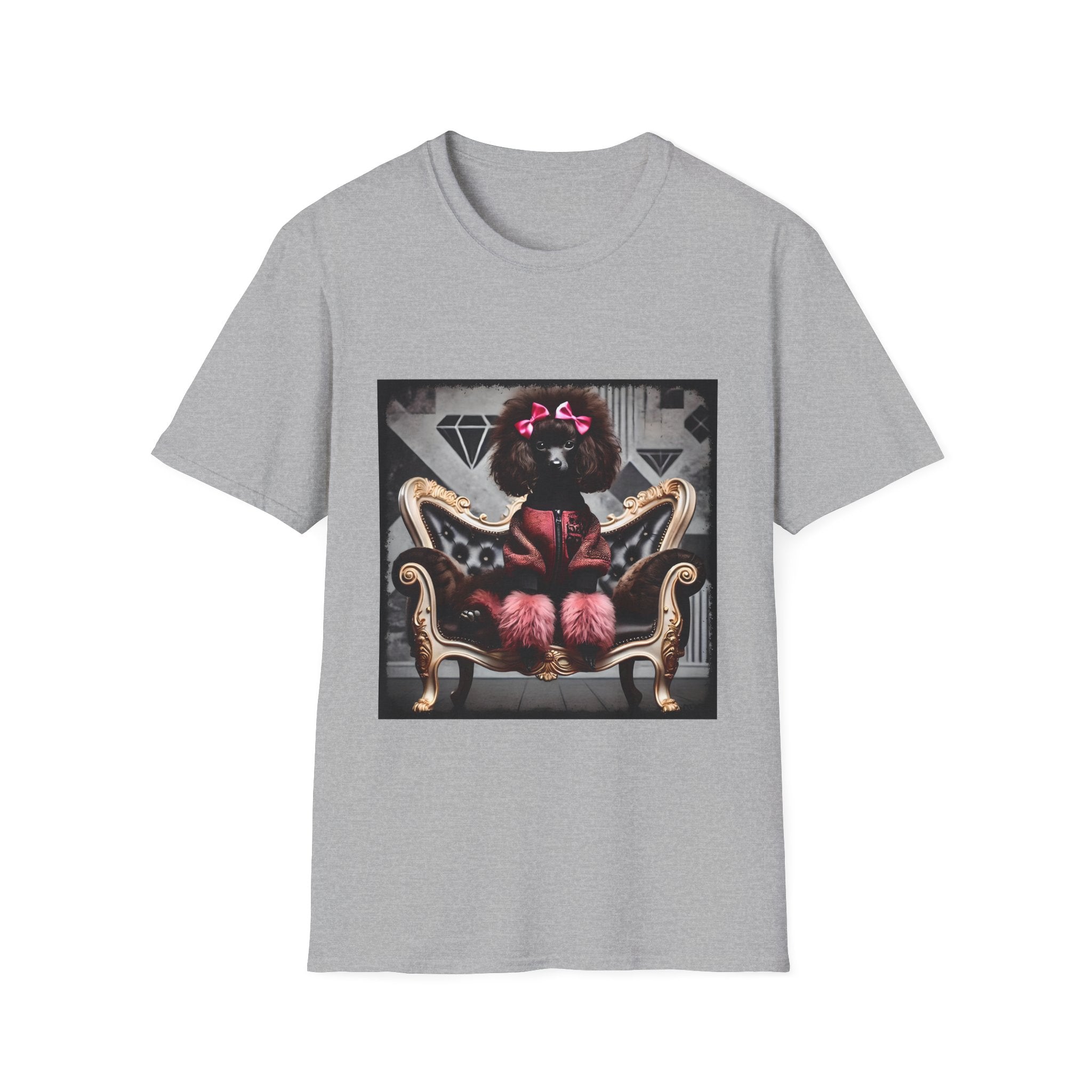 Poodle Pink Icon  | Unisex Dog T-Shirt