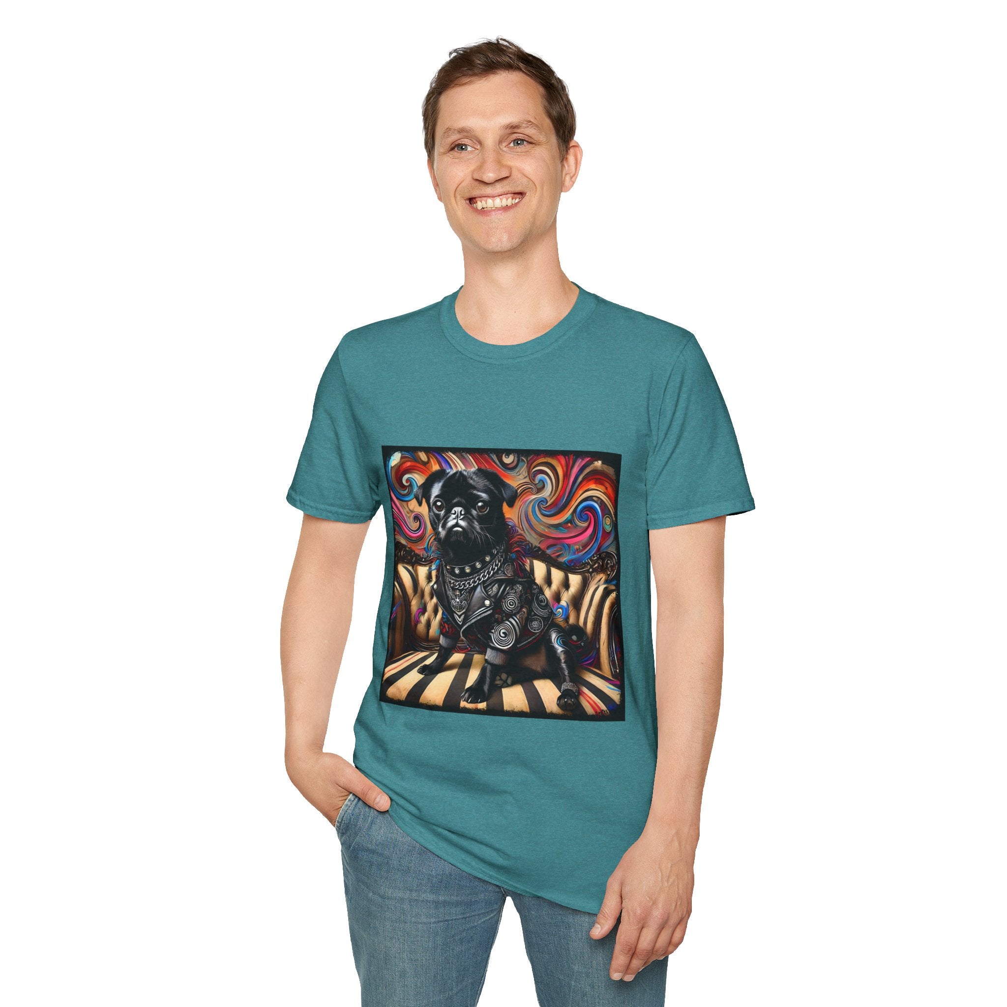 Pug Bold Rebel | Unisex Dog T-Shirt