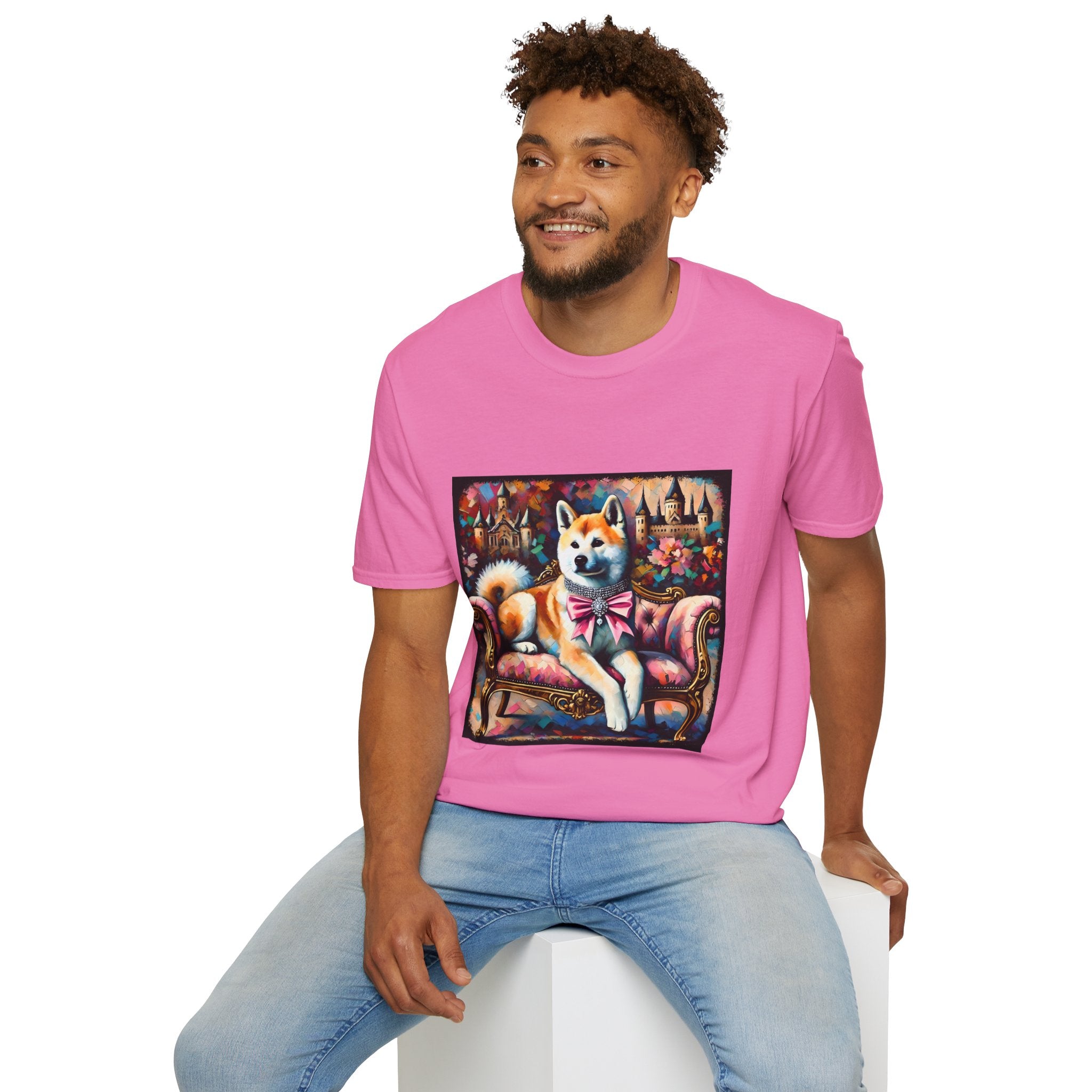 Akita Bow Babe Classic | Unisex Dog T-Shirt