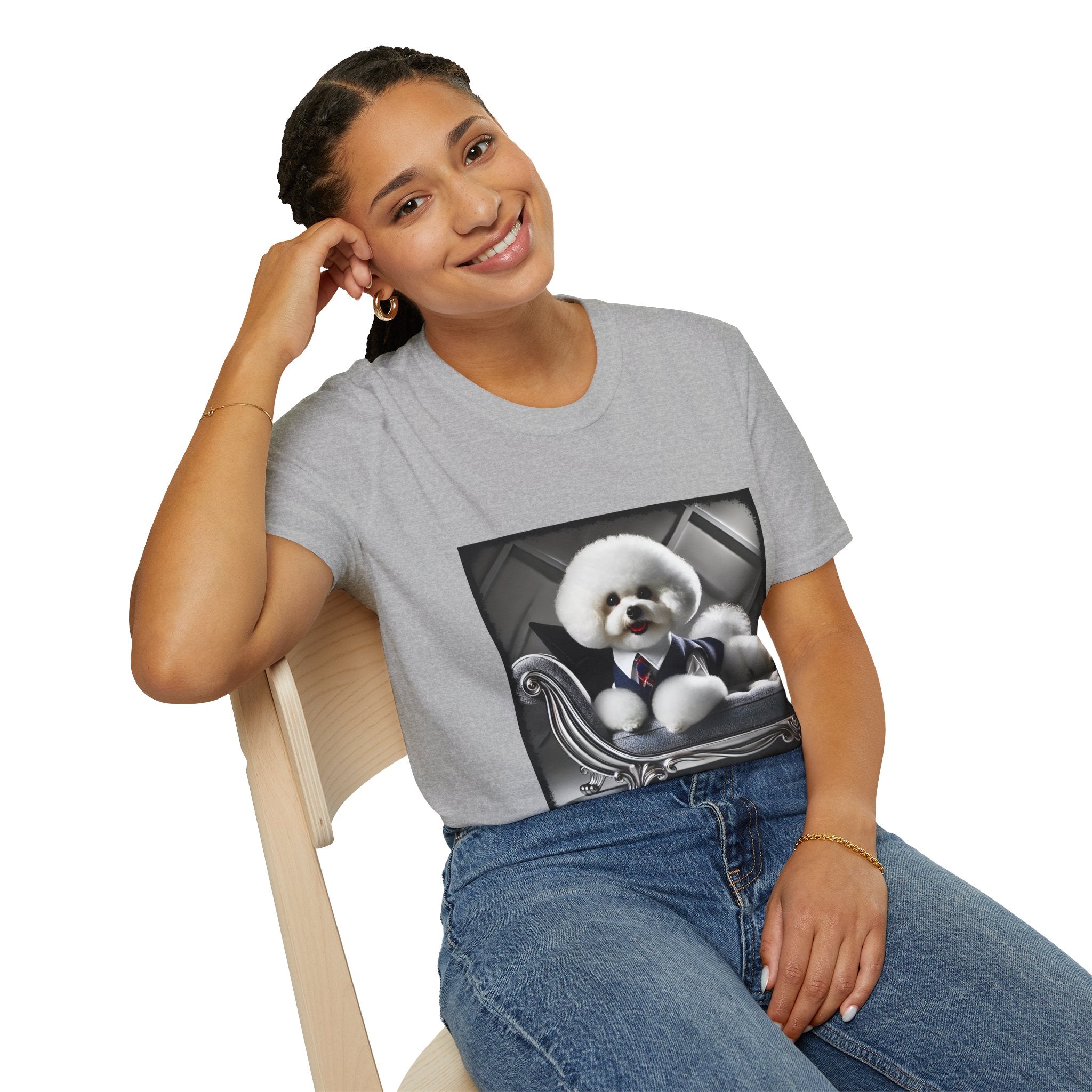 Bichon Frise Tailored Pup | Unisex Dog T-Shirt