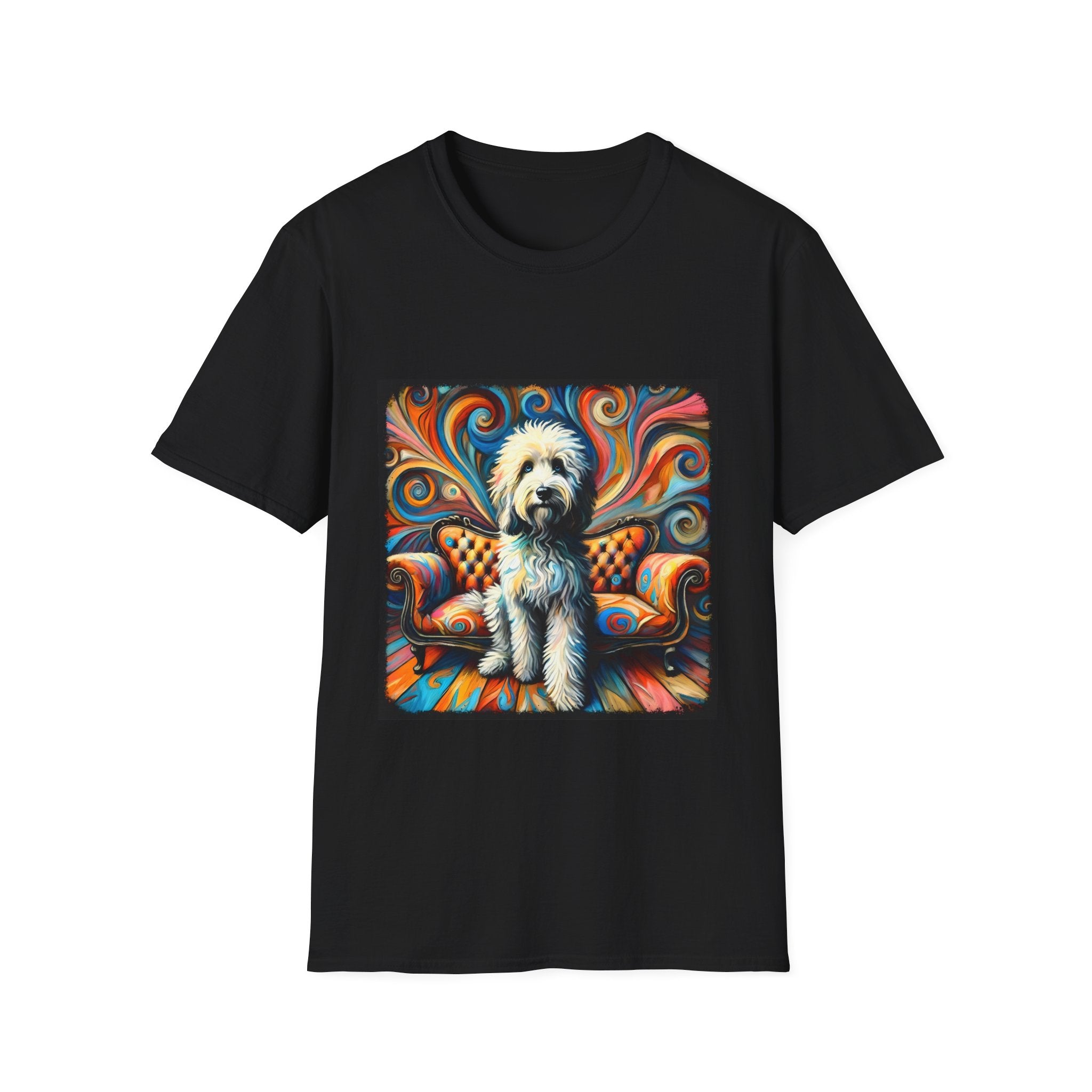 Sheepadoodle Bold Swirl | Unisex Dog T-Shirt