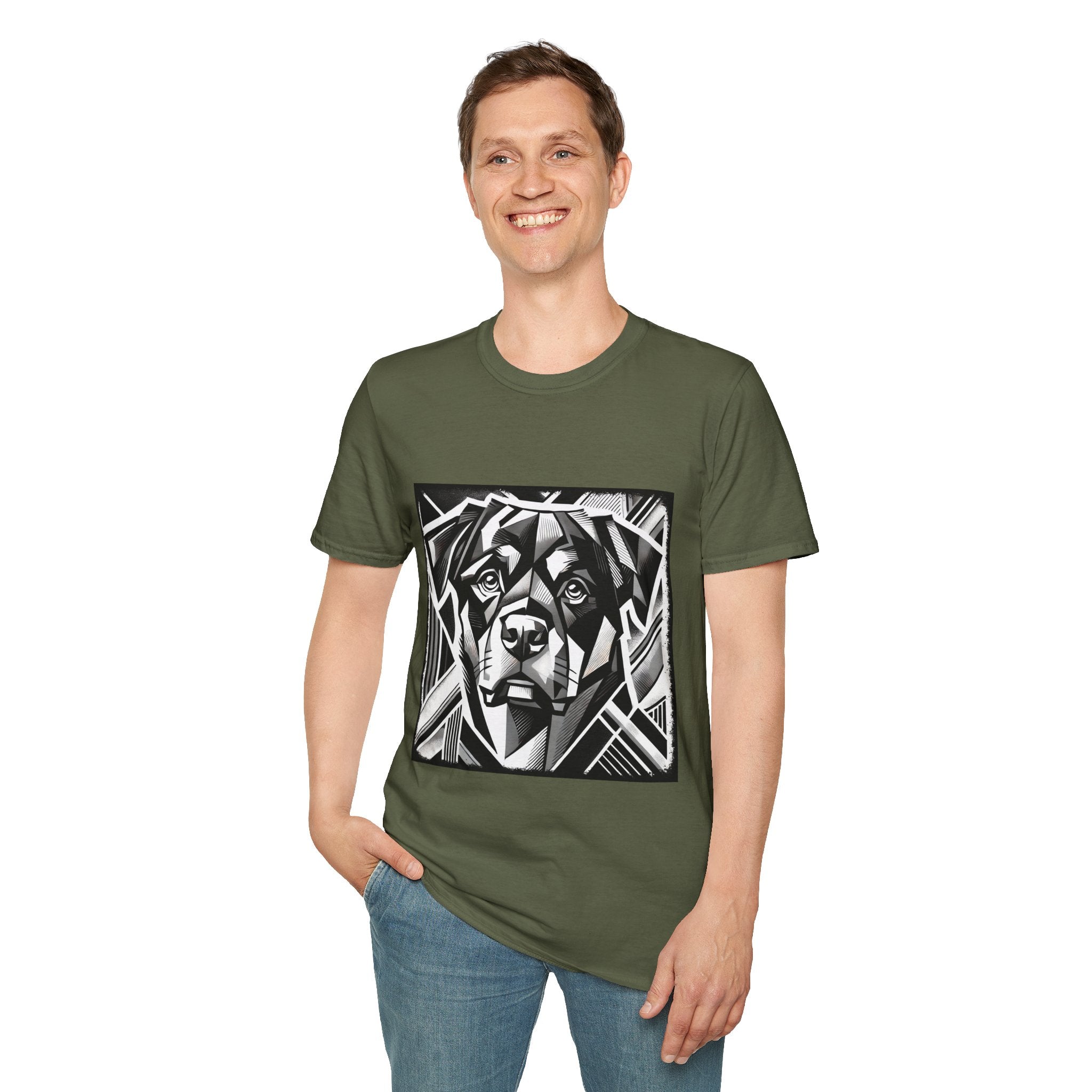 Rottweiler Geometric | Unisex Dog T-Shirt