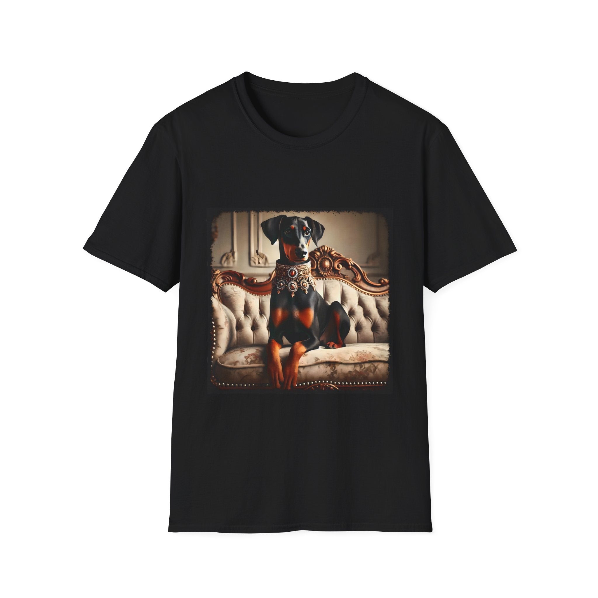 Doberman Pinscher Poised Prince | Unisex Dog T-Shirt