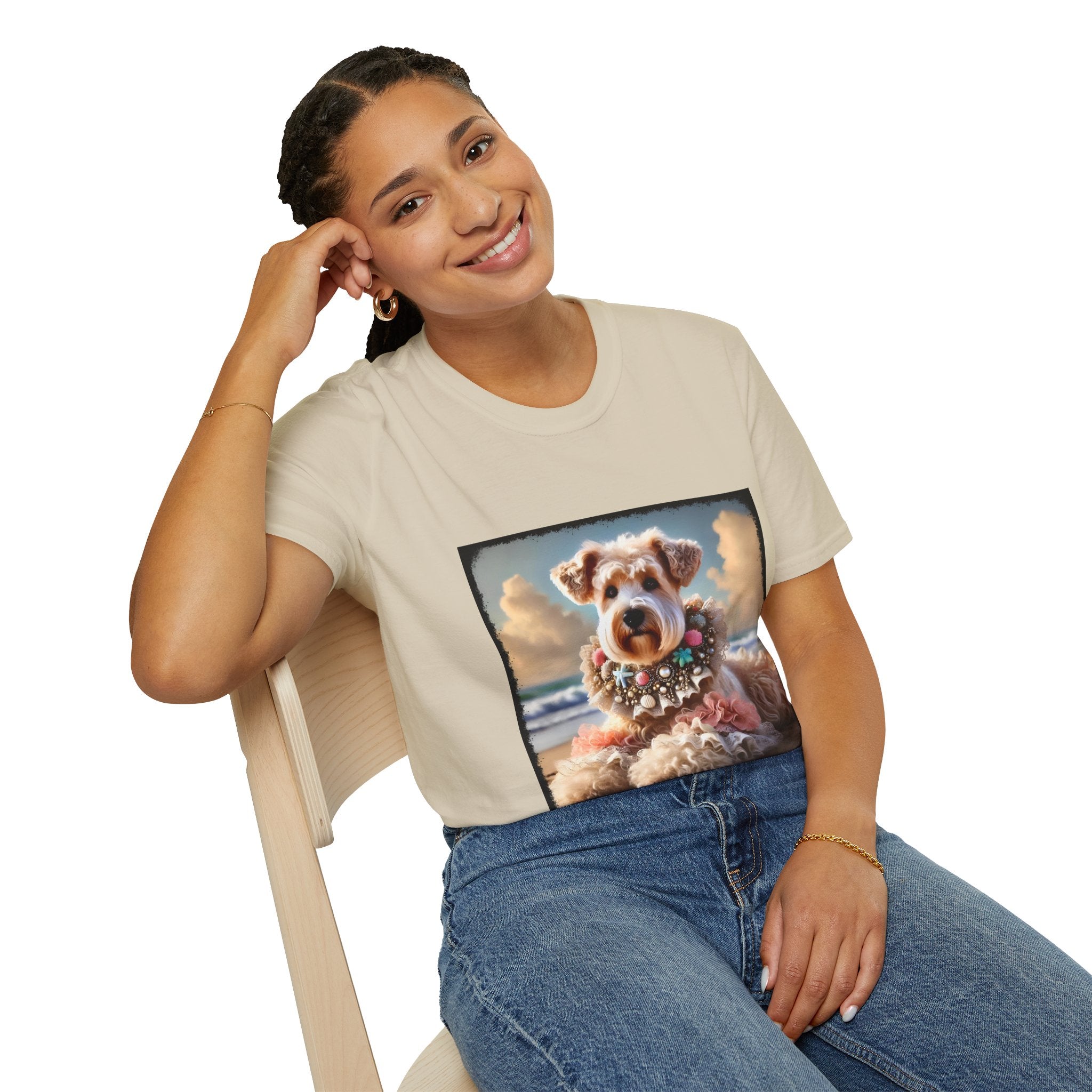 Wheaten Terrier Beach Babe | Unisex Dog T-Shirt