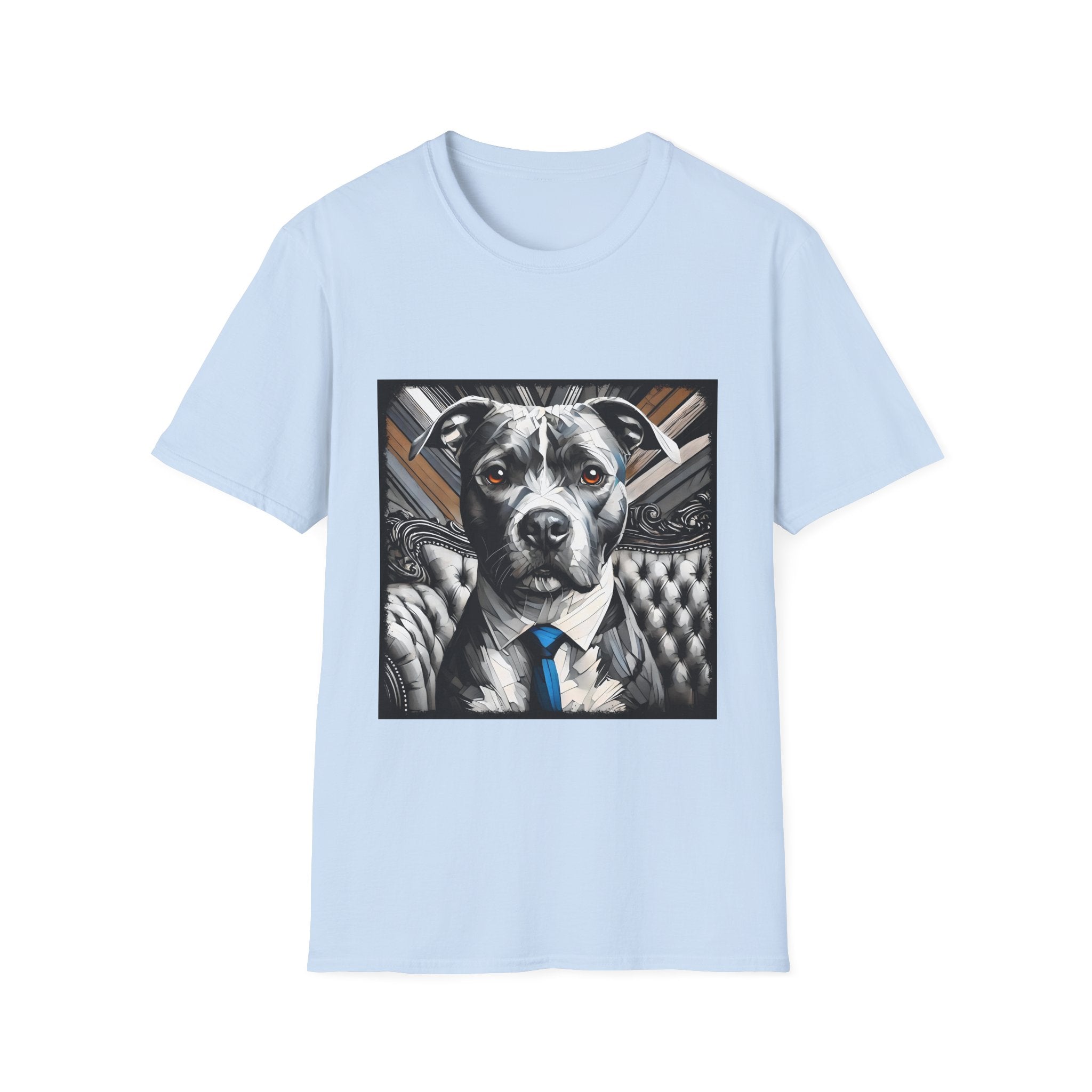 American Pit Bull Terrier B&W Bold Eyes | Unisex Dog T-Shirt