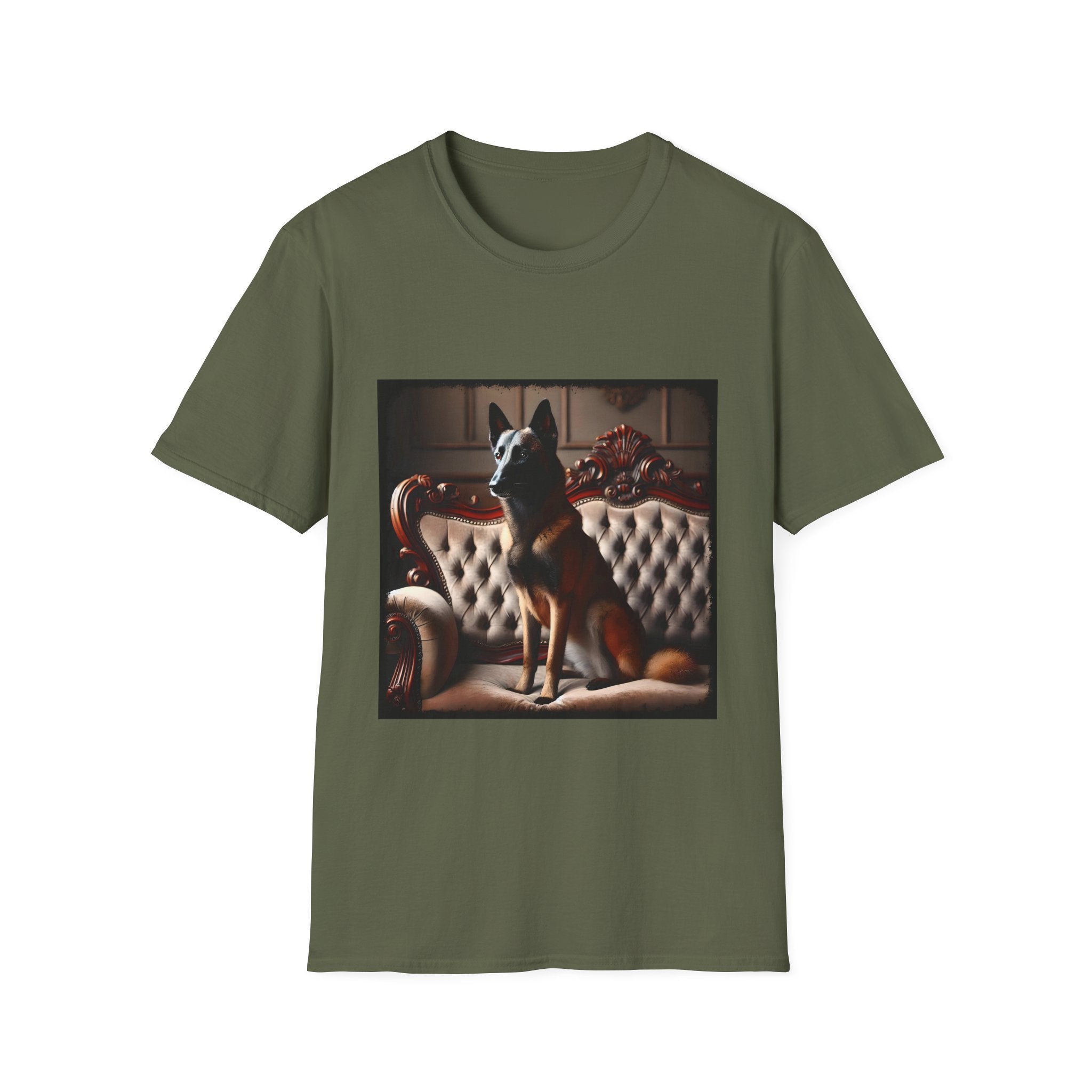Belgian Malinois Poised Portrait | Unisex Dog T-Shirt