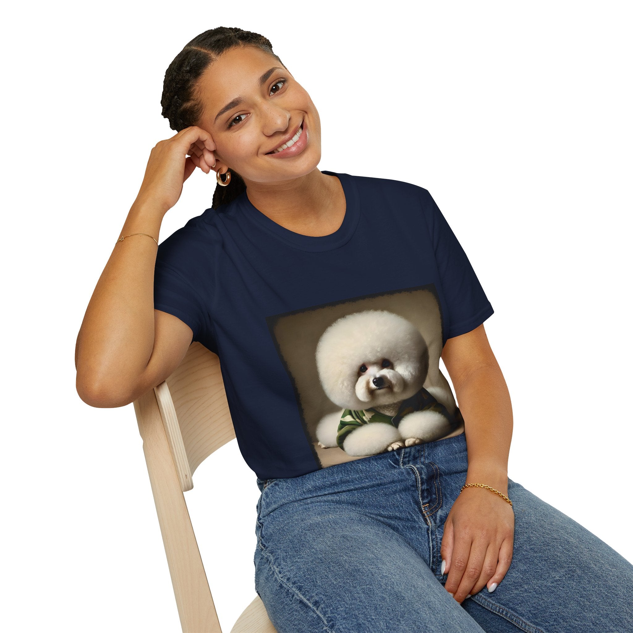 Bichon Frise Combat Cutie | Unisex Dog T-Shirt