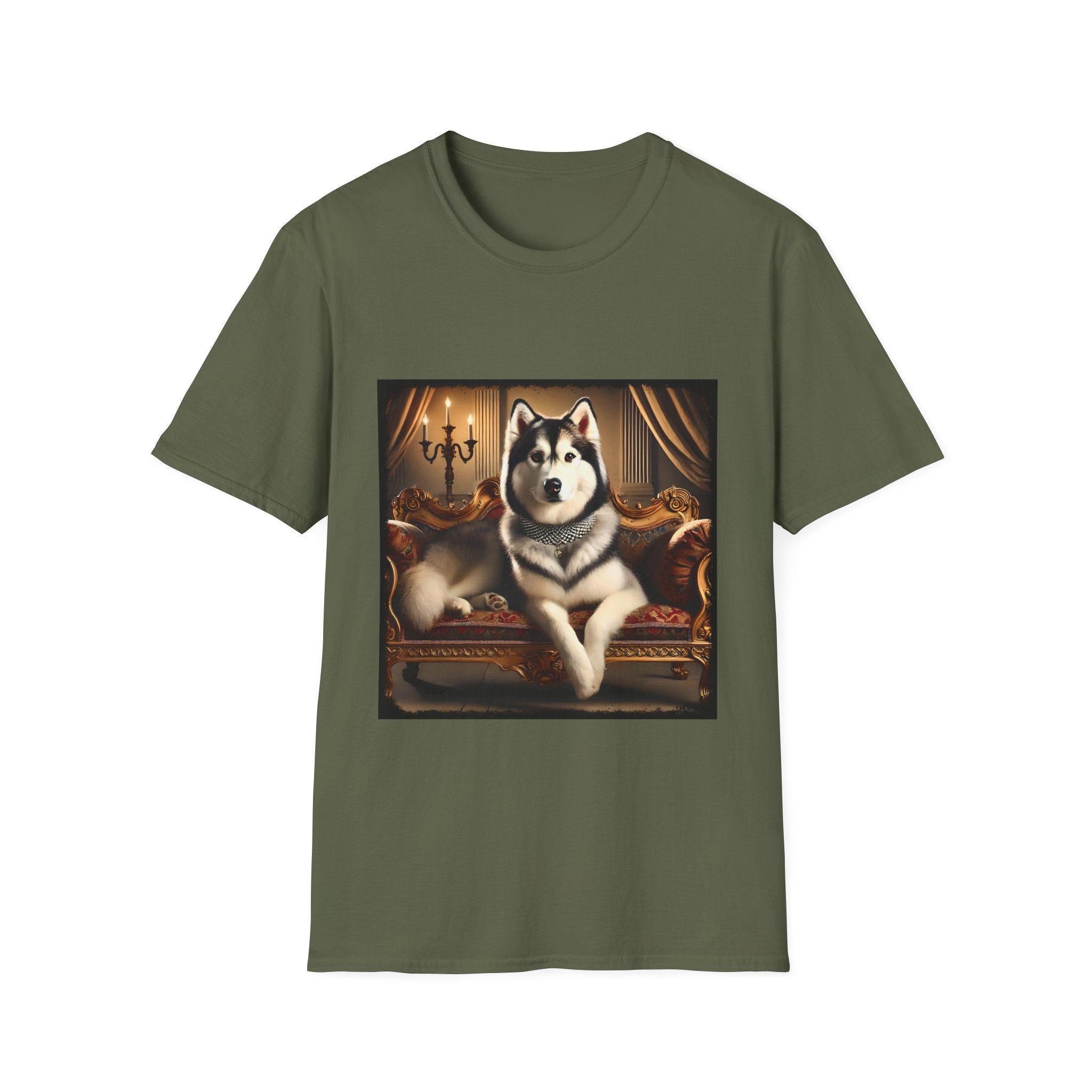 Siberian Husky Poised Princess | Unisex Dog T-Shirt