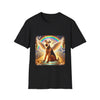 Airedale Terrier Rainbow Bridge | Unisex Dog T-Shirt