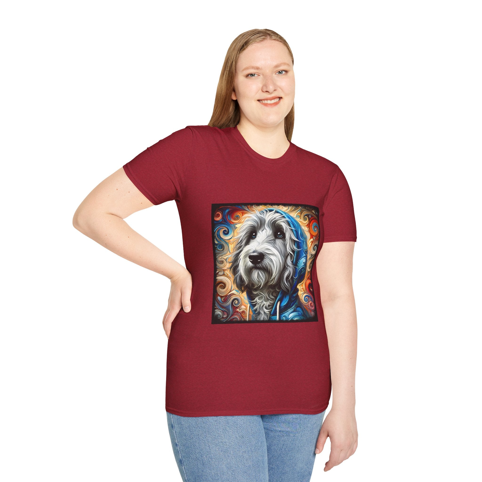 Sheepadoodle Urban Swirl | Unisex Dog T-Shirt