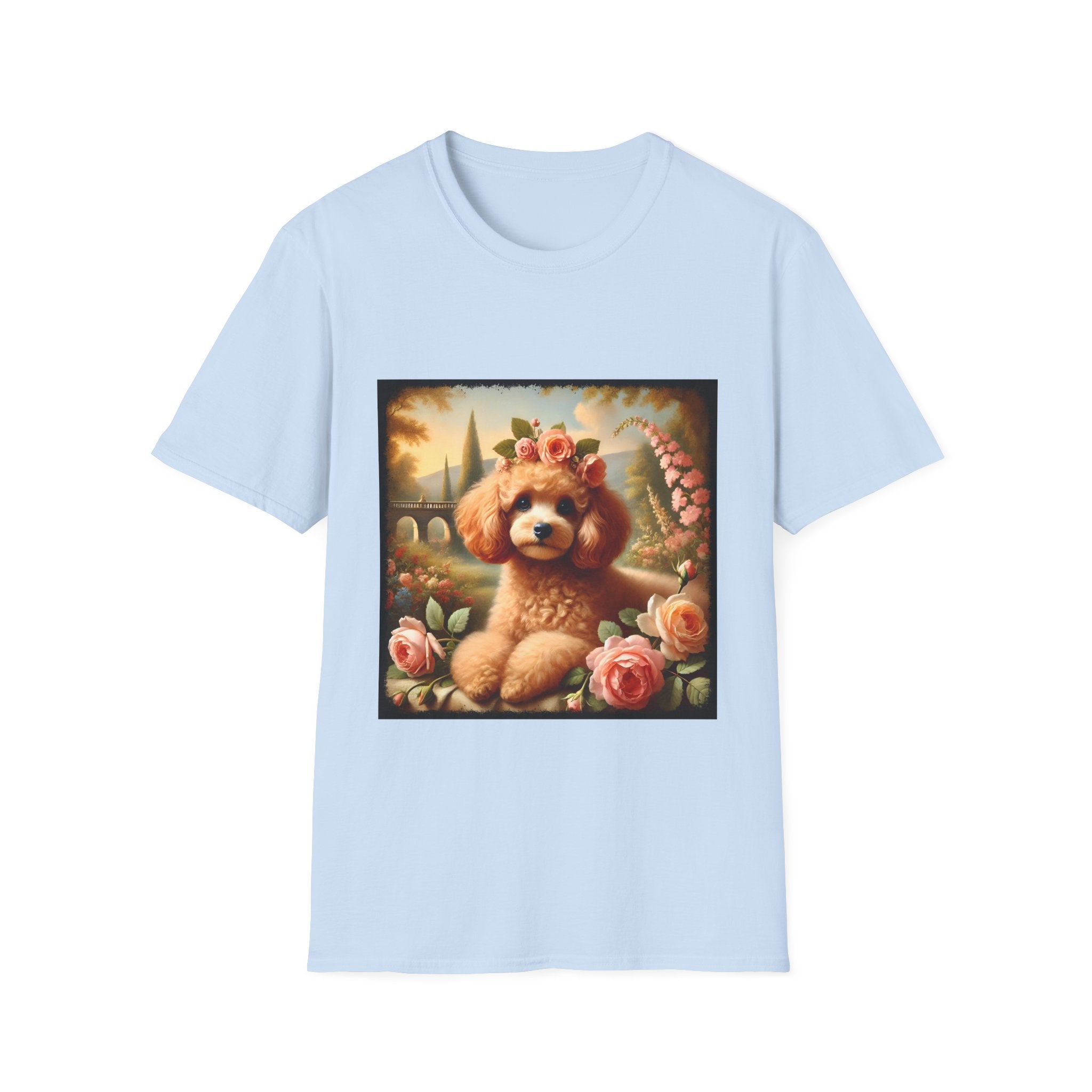 Poodle Pink Blossom | Unisex Dog T-Shirt