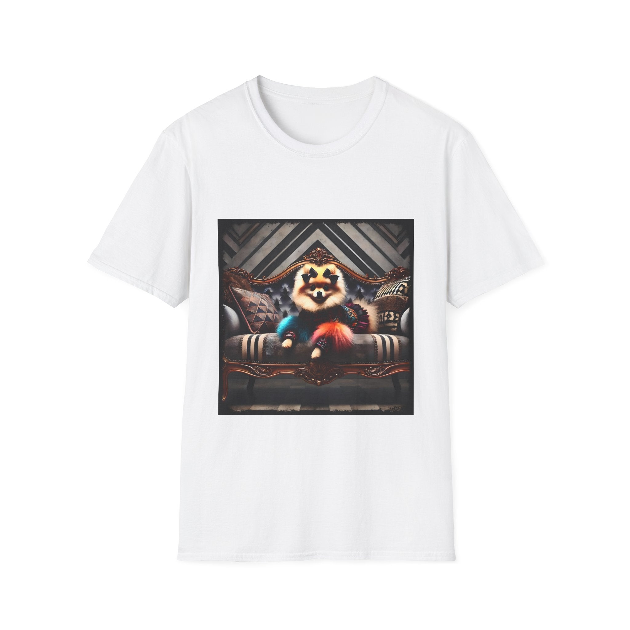 Pomeranian Fierce Fashionista | Unisex Dog T-Shirt