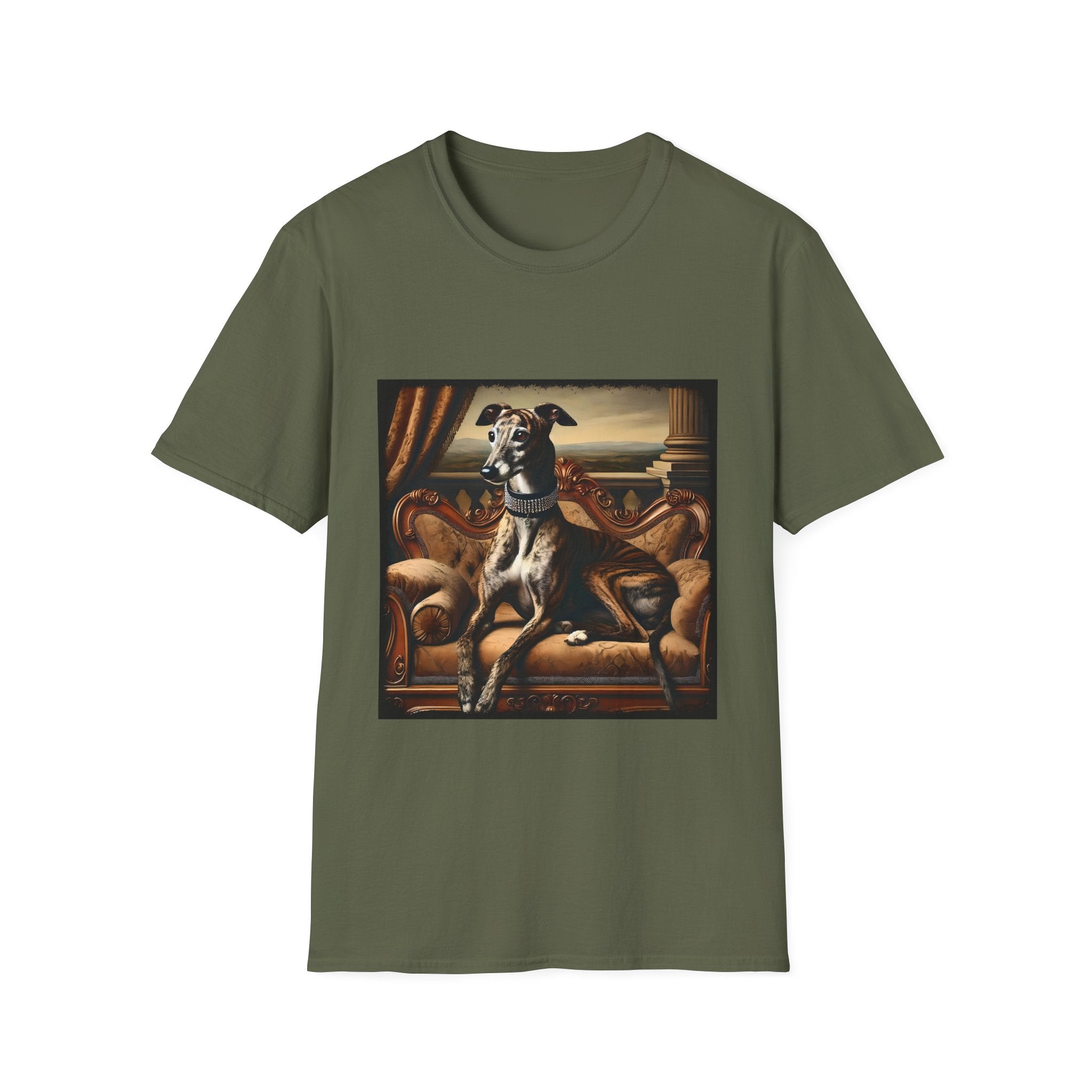 Whippet Brindle Diva | Unisex Dog T-Shirt